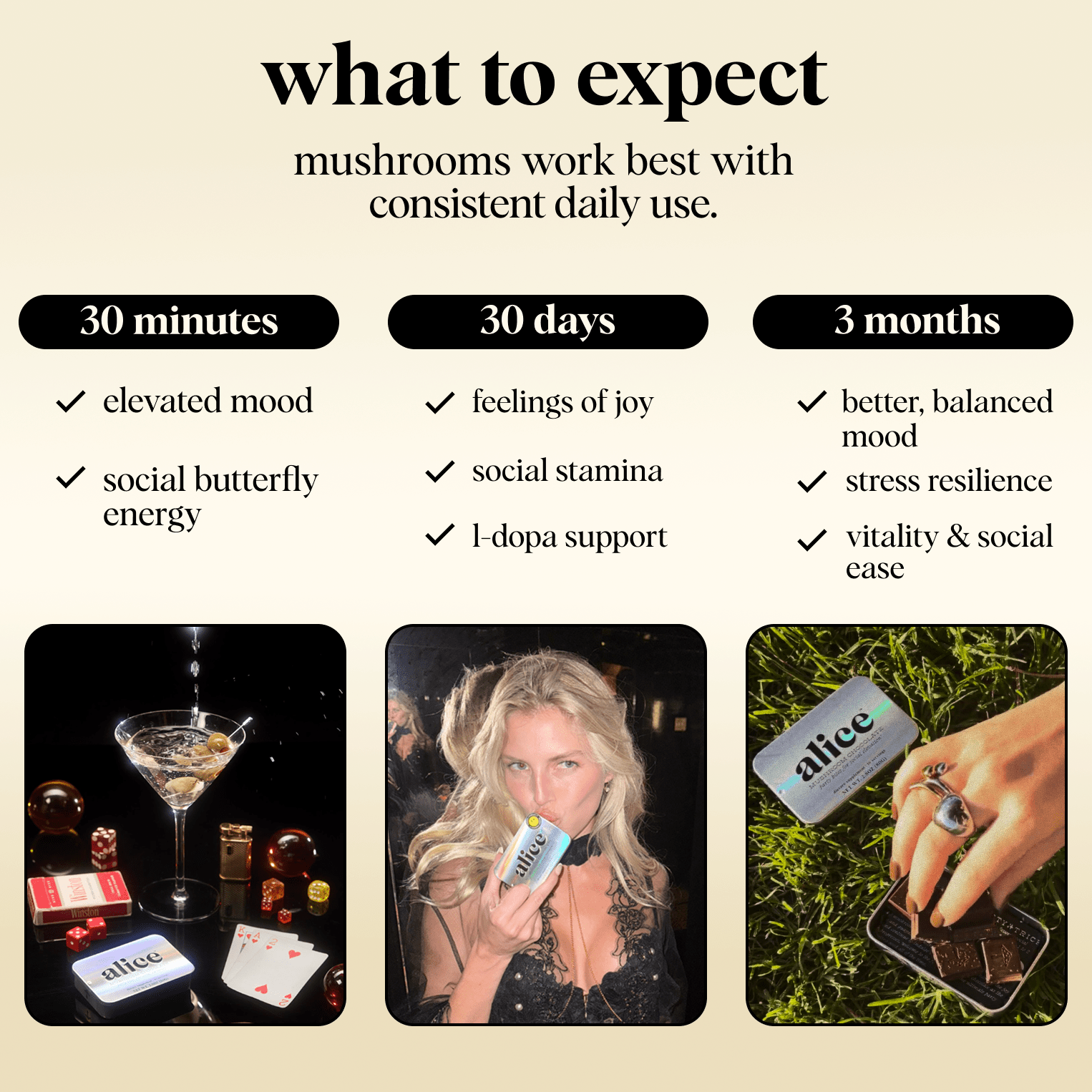 alice mushrooms Party Trick