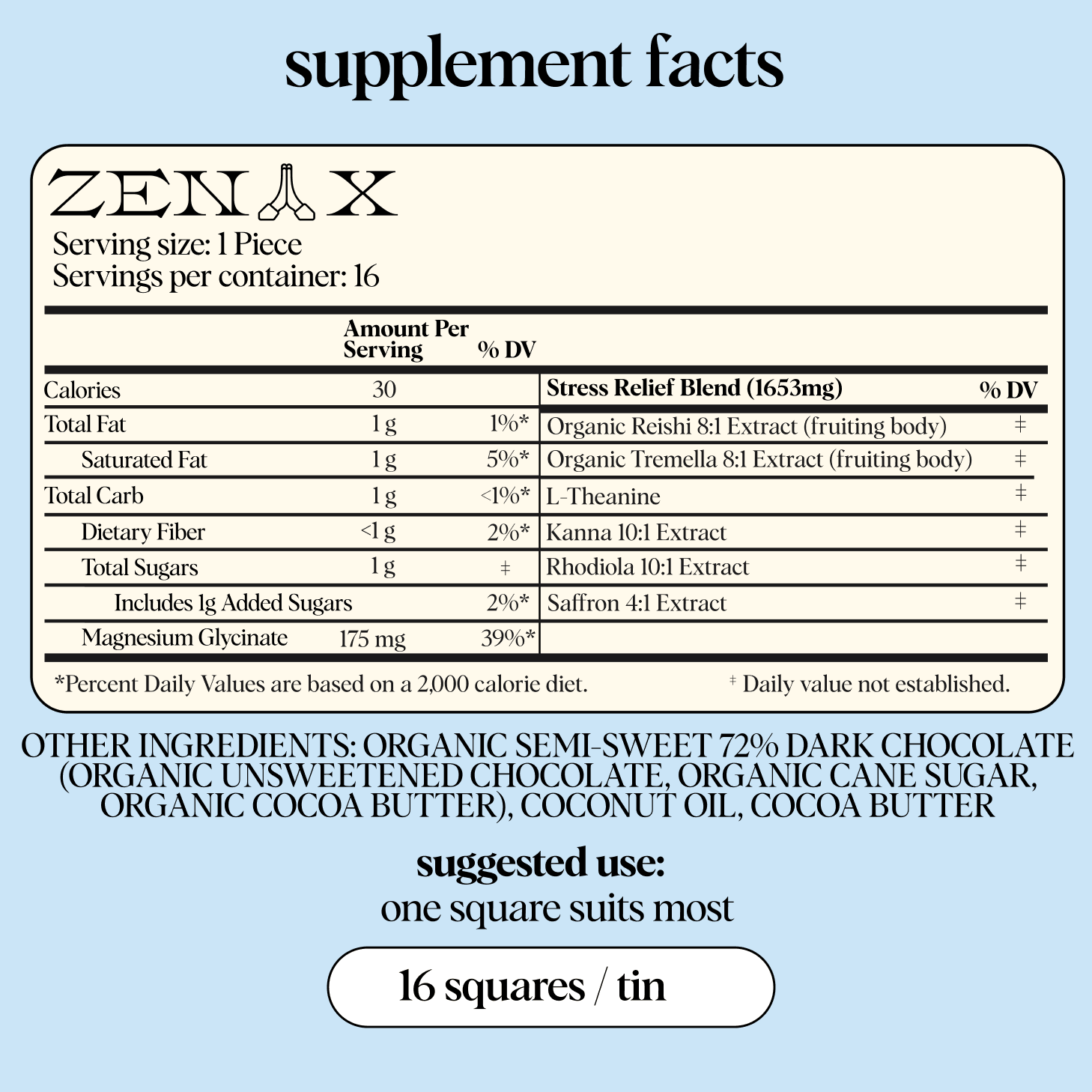 alice mushrooms Zen - X Functional Mushroom Chocolates