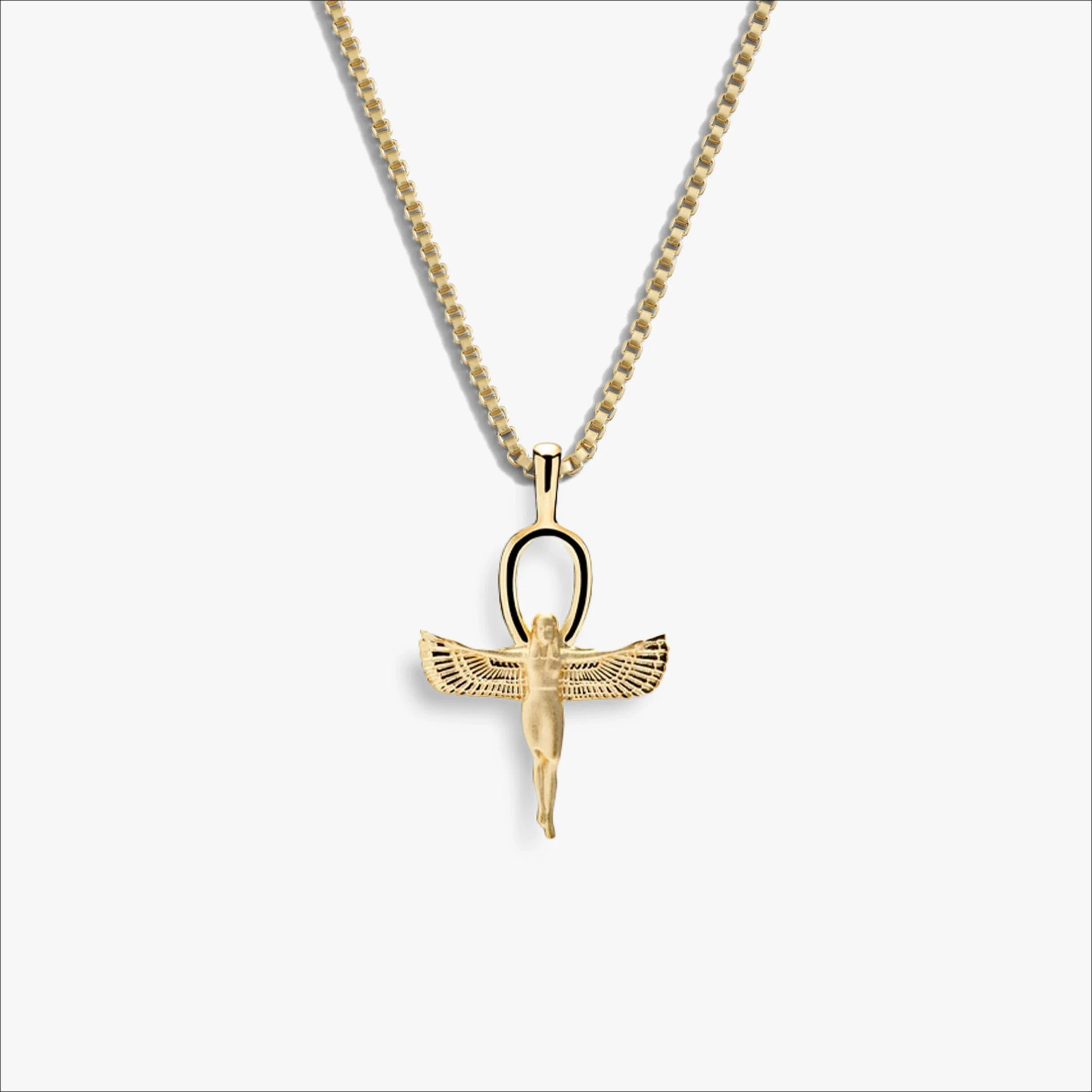 Awe Inspired Ankh of Isis Necklace