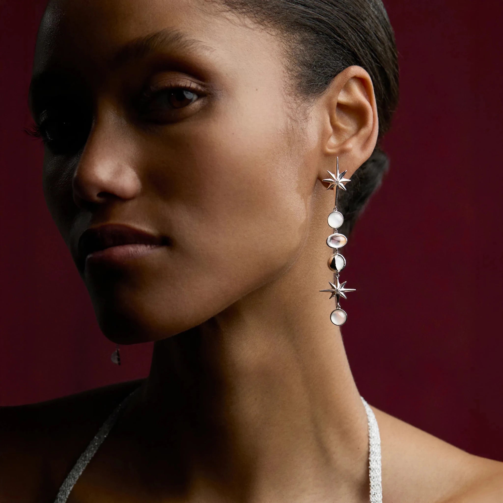 Awe Inspired Midnight Reflection Drop Earrings