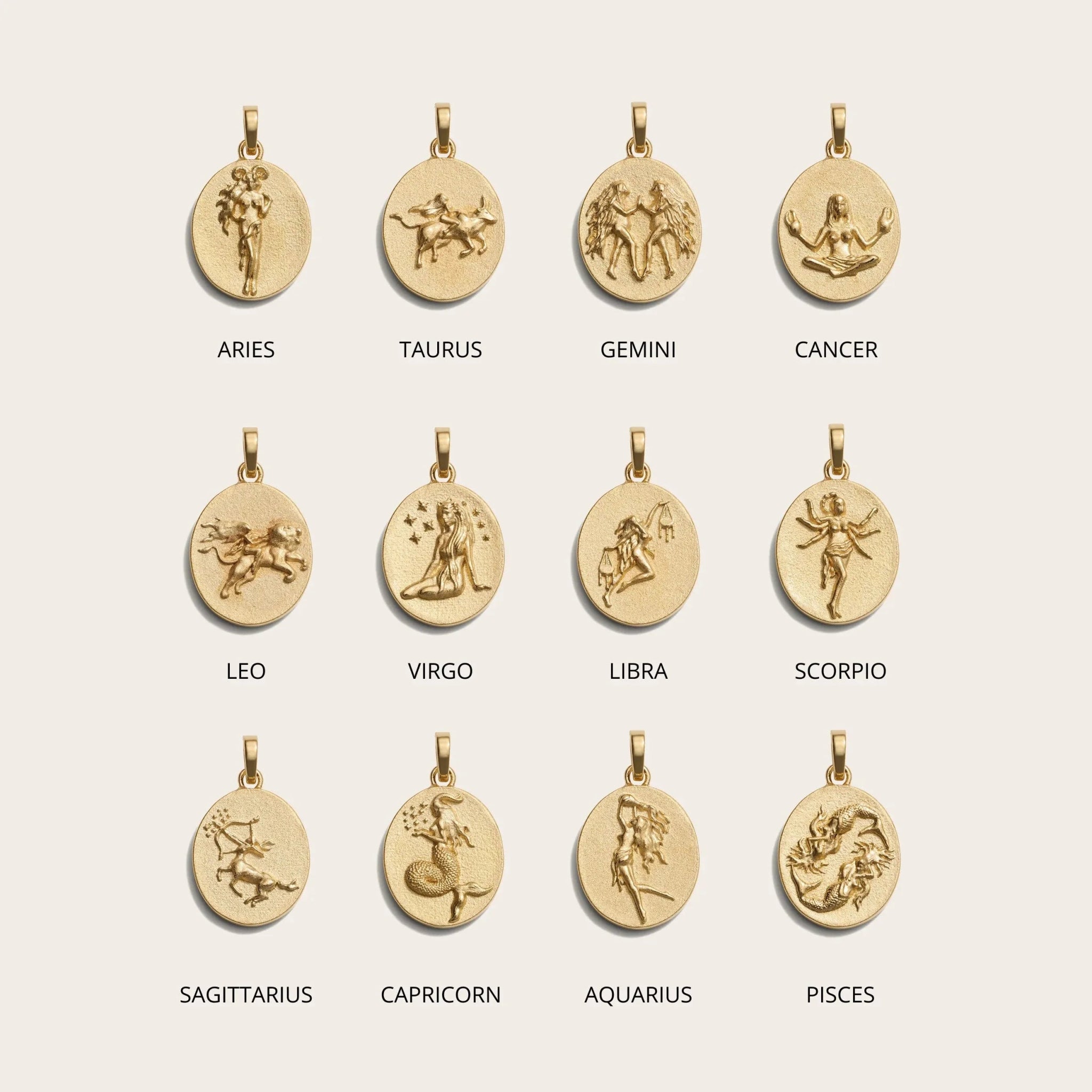 Awe Inspired Zodiac Goddess Necklace