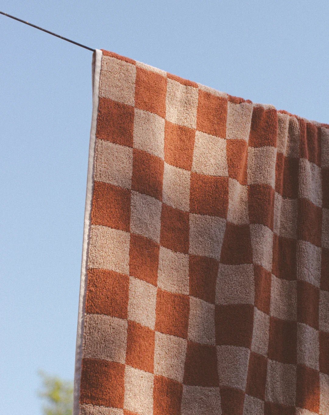 Bathing Culture Bathhouse Check Organic Towel