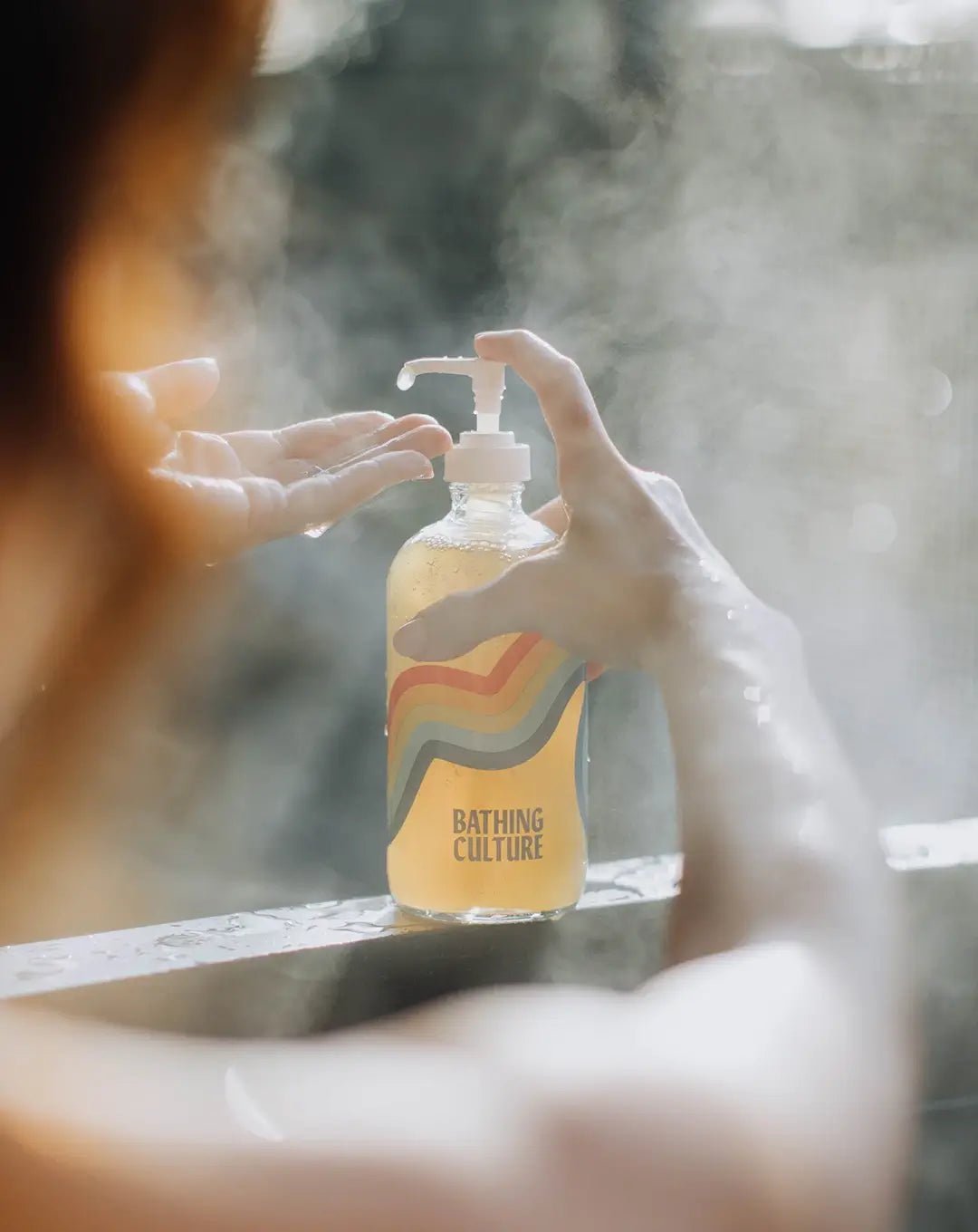 Bathing Culture Mind and Body Wash Refillable Glass