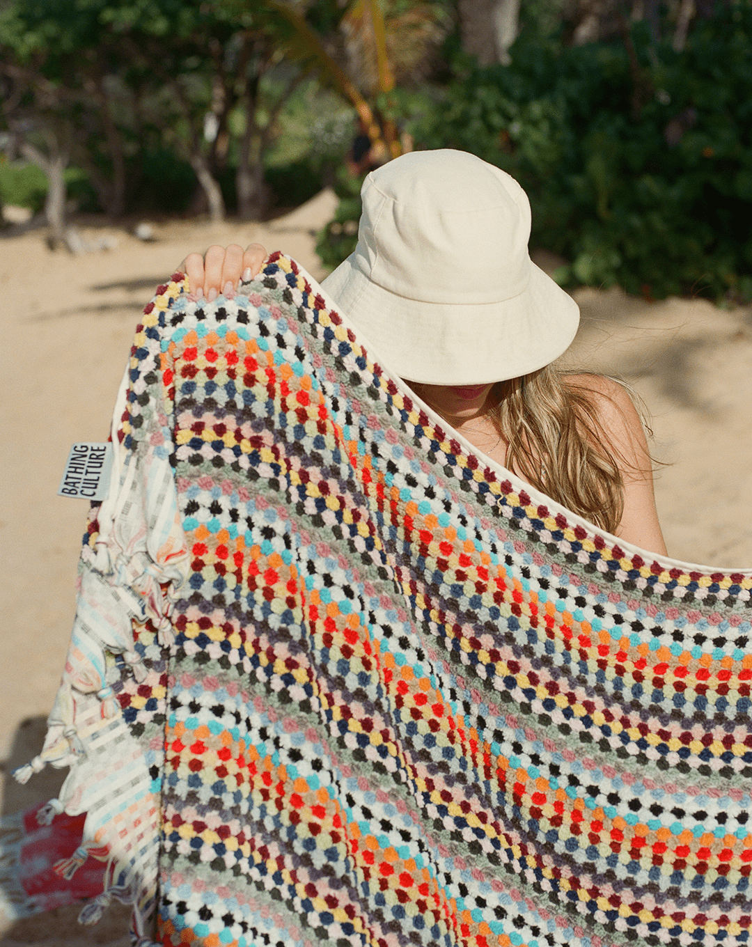 Bathing Culture Organic Cosmic Rainbow Towel (Original)