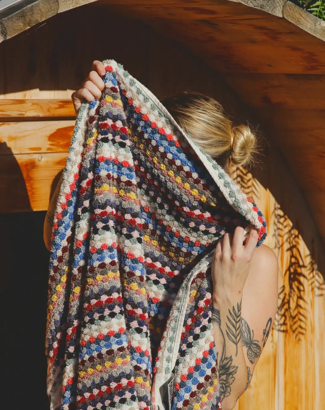 Bathing Culture Organic Cosmic Rainbow Towel (Original)