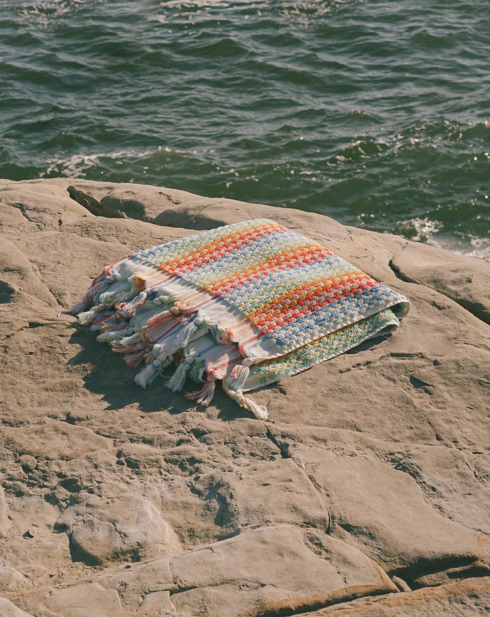 Bathing Culture Organic Cosmic Rainbow Towel (Vibrant)