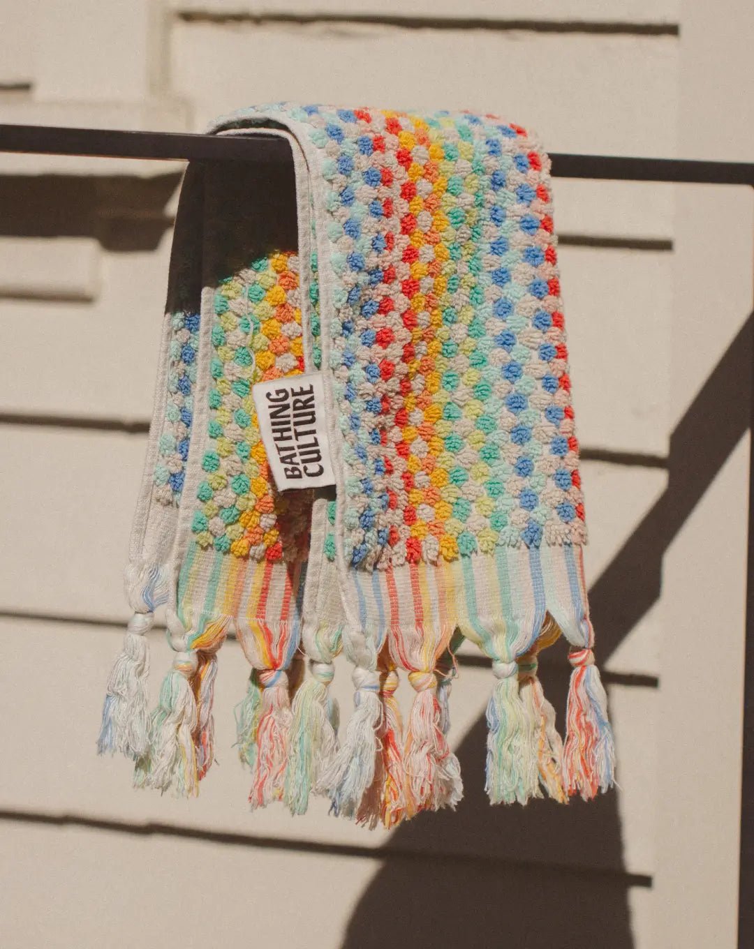Bathing Culture Organic Cosmic Rainbow Towel (Vibrant)