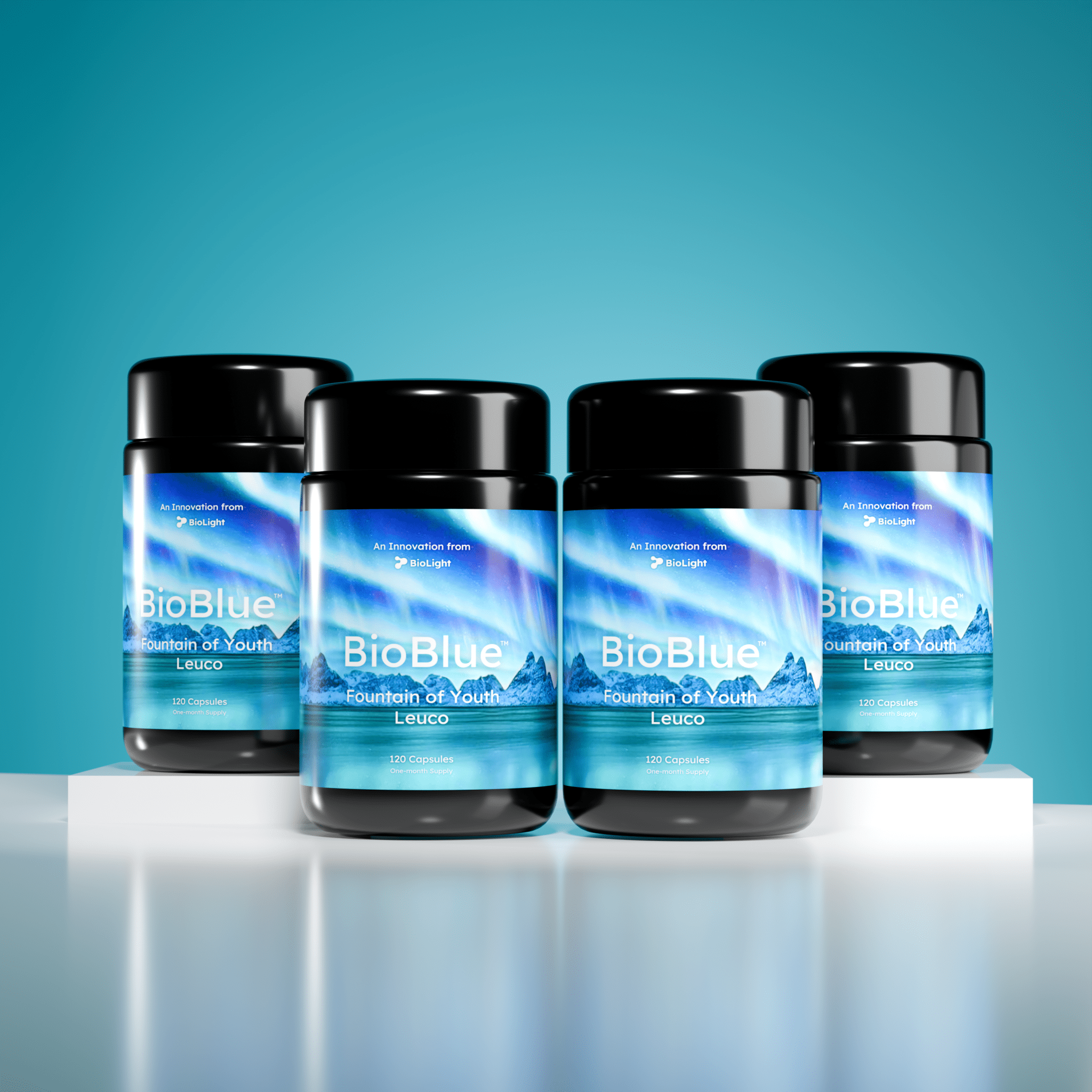 BioLight BioBlue Fountain of Youth Leuco Supplement | Advanced Mitochondrial Support & Energy Boosting Formula