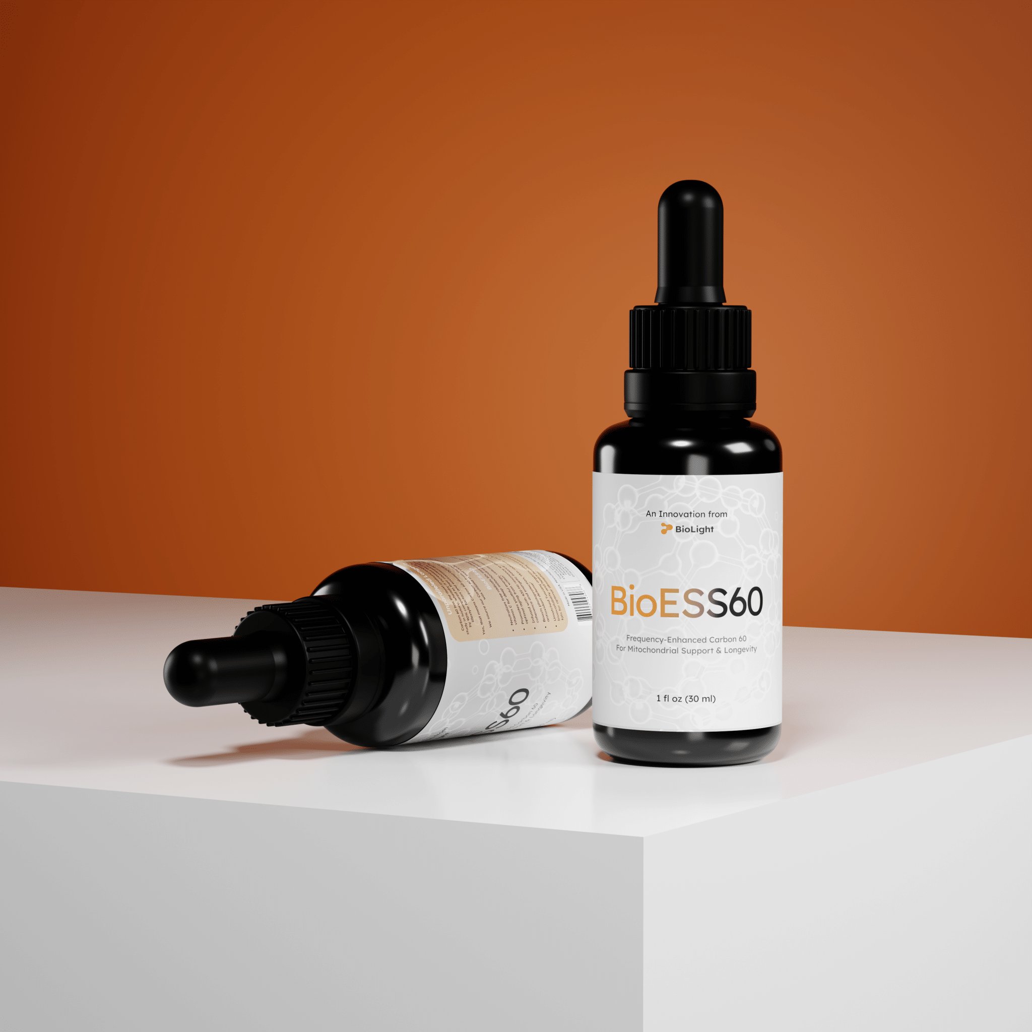 BioLight BioESS60: Antioxidant for Longevity & Energy | Regular & Concentrated Carbon 60