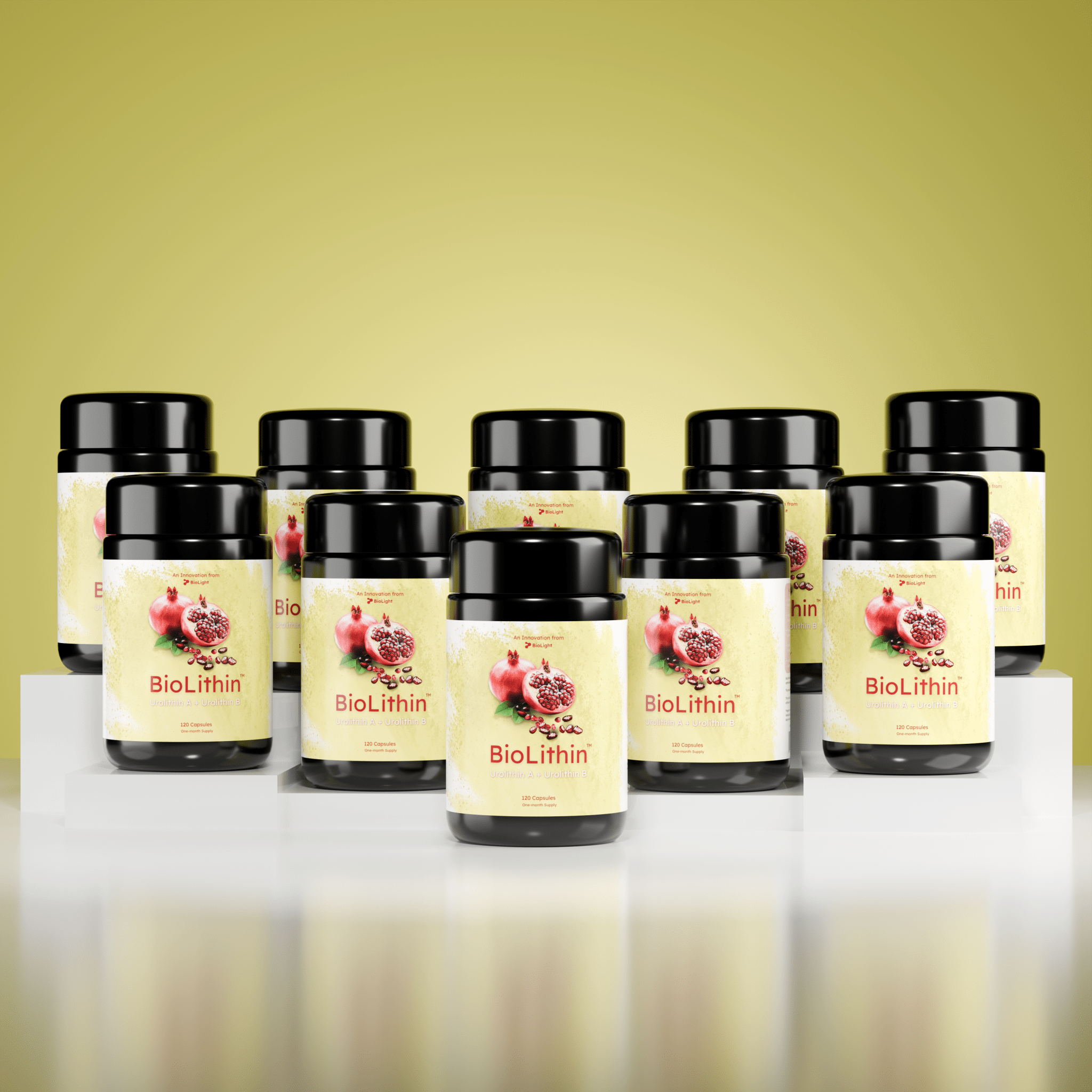 BioLight BioLithin: Urolithin A & B with Taurine for Optimal Mitochondrial Energy & Longevity Support