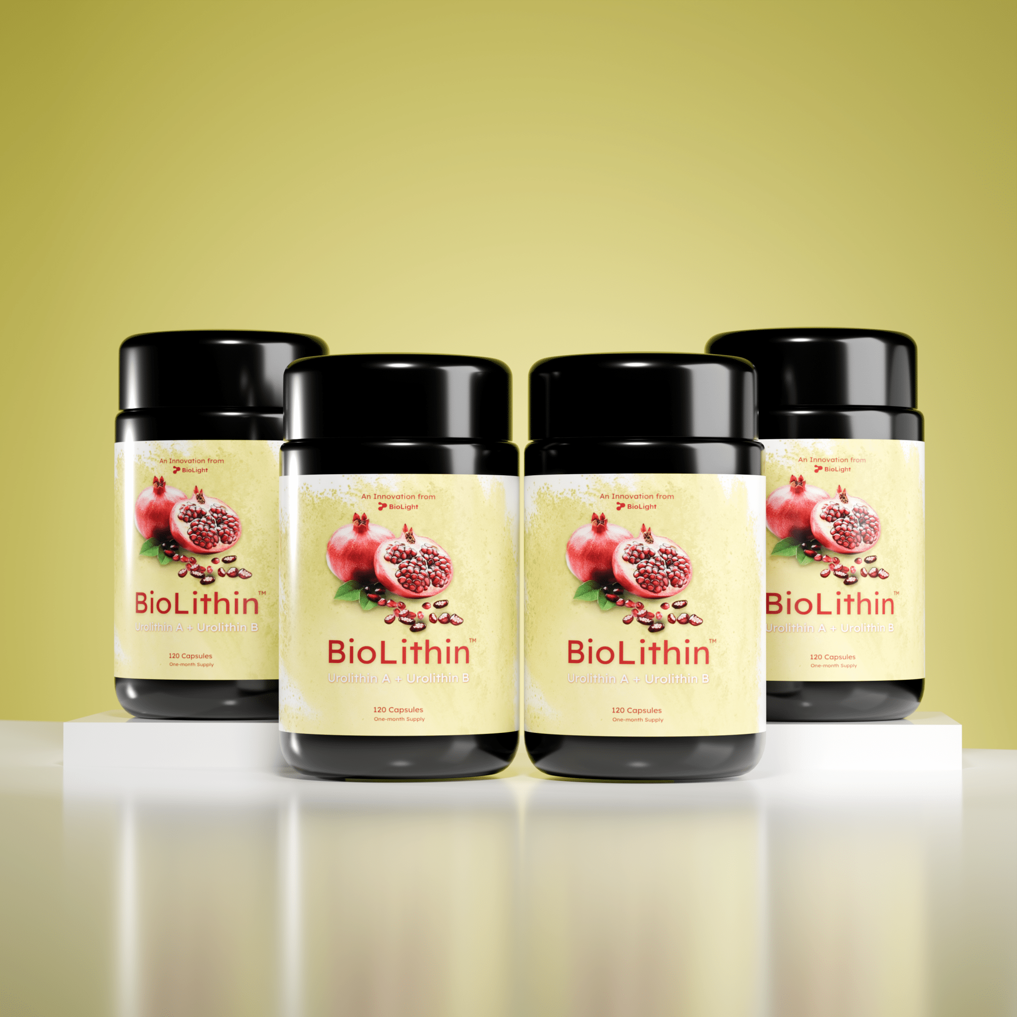 BioLight BioLithin: Urolithin A & B with Taurine for Optimal Mitochondrial Energy & Longevity Support