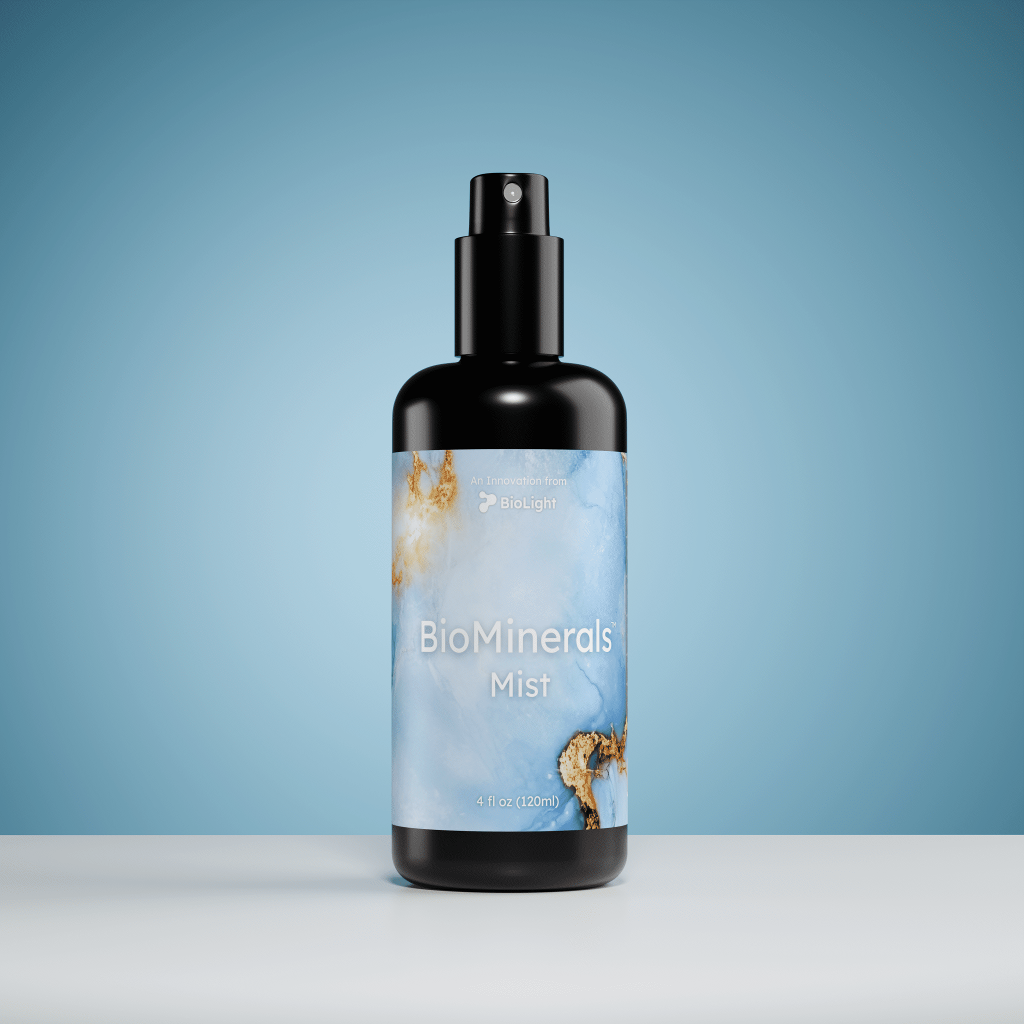 BioLight BioMinerals Mist: Rejuvenating Skincare | Bioactive Mineral Hydration | Fulvic Acid, Humic Acid & Marine Minerals | 4 fl oz | 30 - Day Supply