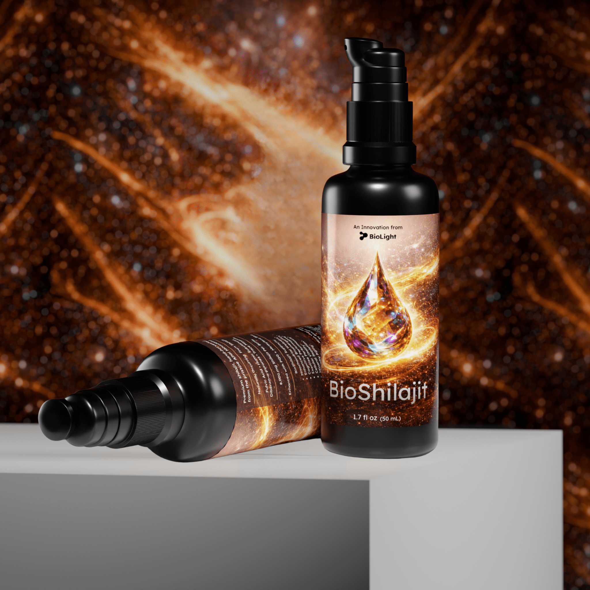 BioLight BioShilajit | Premium Liquid Shilajit + PQQ + Methylene Blue for Mitochondrial Support & Cellular Energy