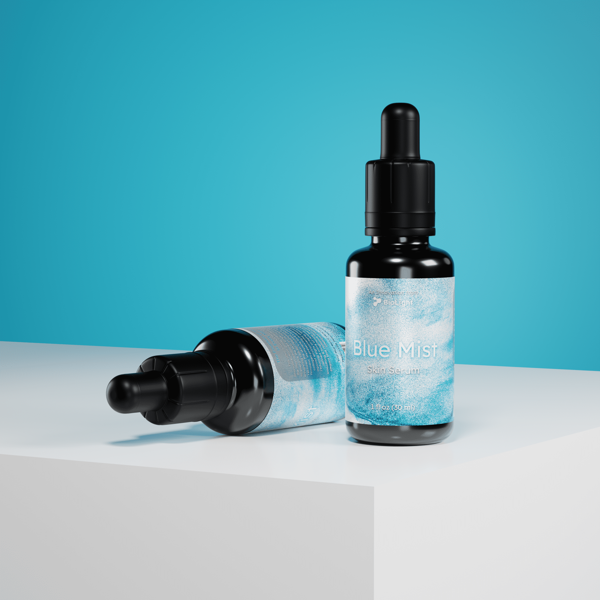 BioLight Blue Mist: Luxury Anti - Aging Skin Serum | Methylene Blue, Hyaluronic Acids, Glutathione, EGCG, Fulvic Acid | Crafted in 100% Litewater | 1 fl oz |