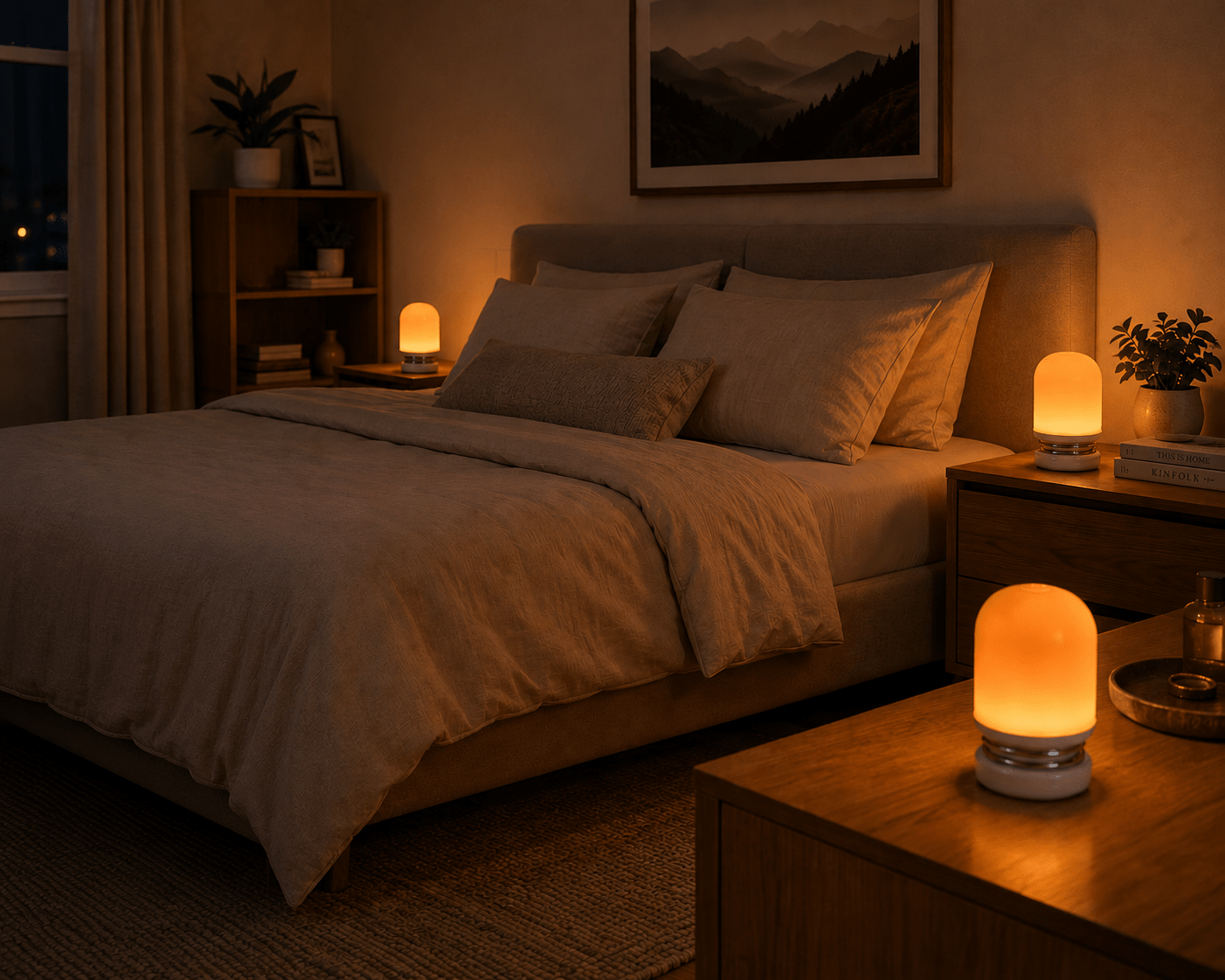 BioLight Ember | Circadian Rhythm Optimization | Red & Amber Light Therapy | Portable, Rechargeable Light