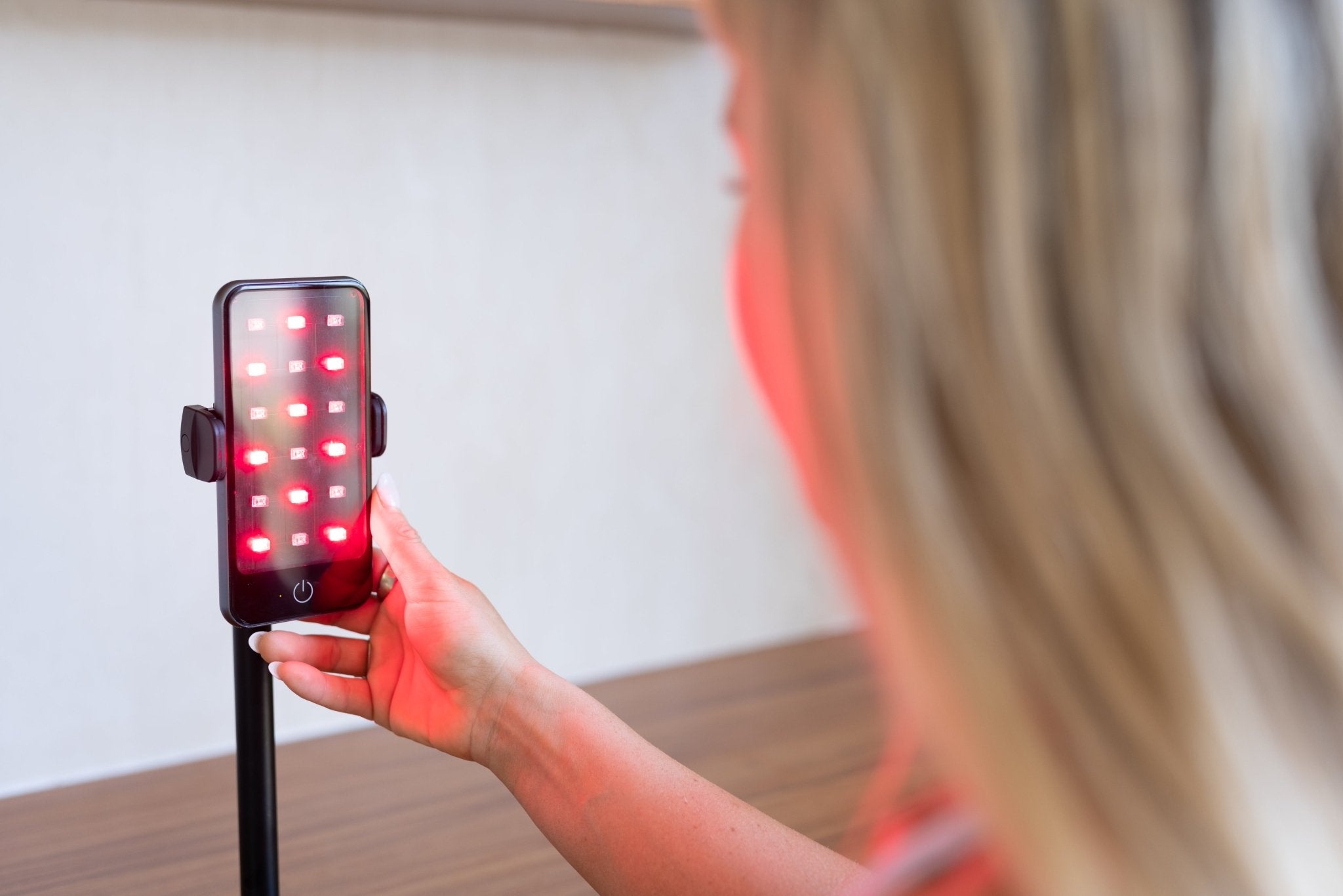 BioLight Glow: Portable Red Light Therapy Device - Slimmest Handheld Solution for On - the - Go Relief