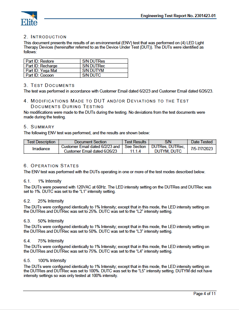 BioLight ReStore Full - Body Red Light Therapy Panel: Touch Screen, Adjustable Brightness & Pulsed Frequencies