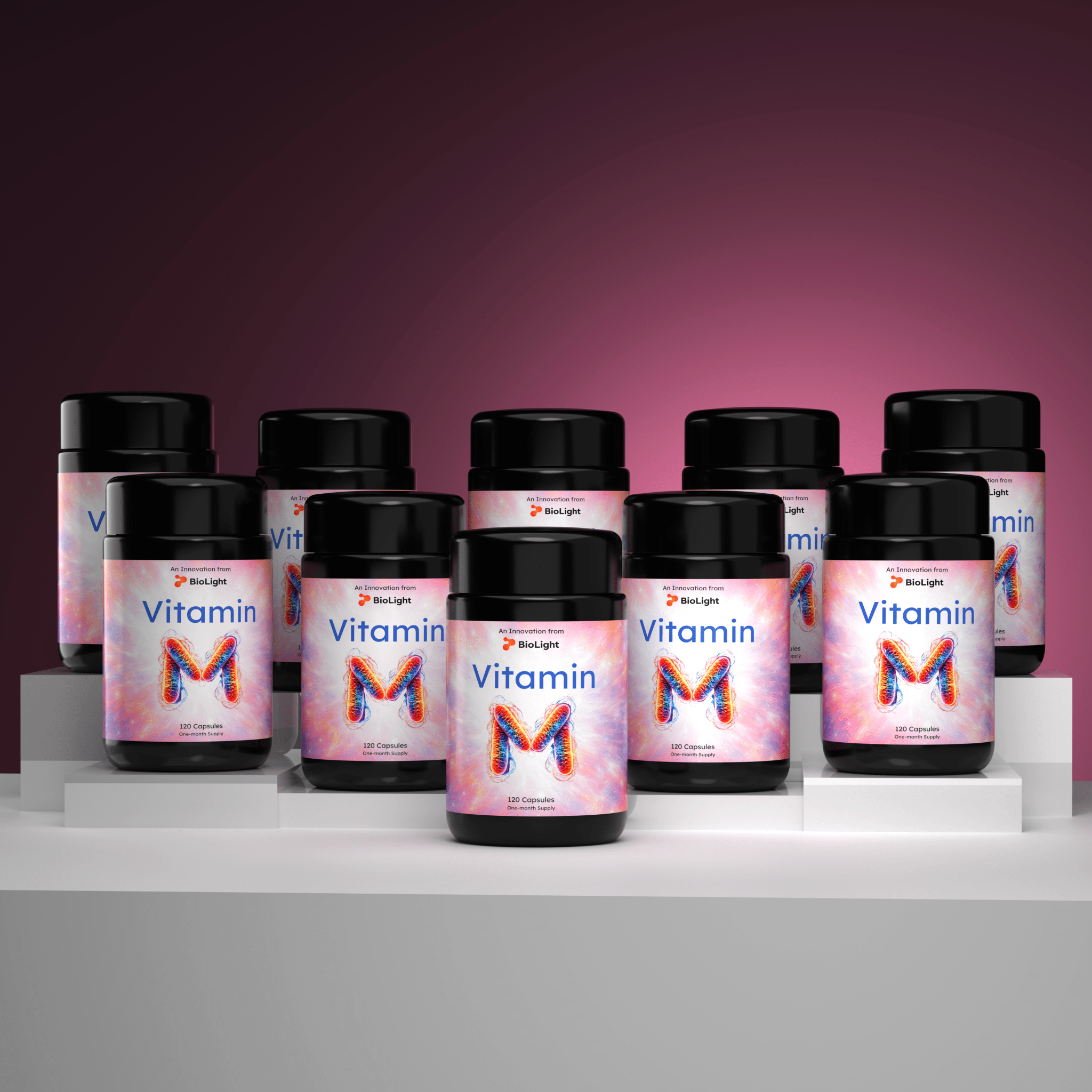 BioLight Vitamin M | Foundational Mitochondrial Wellness Supplement | NMN, CoQ10, TMG, Alpha Lipoic Acid, Vitamin B Complex