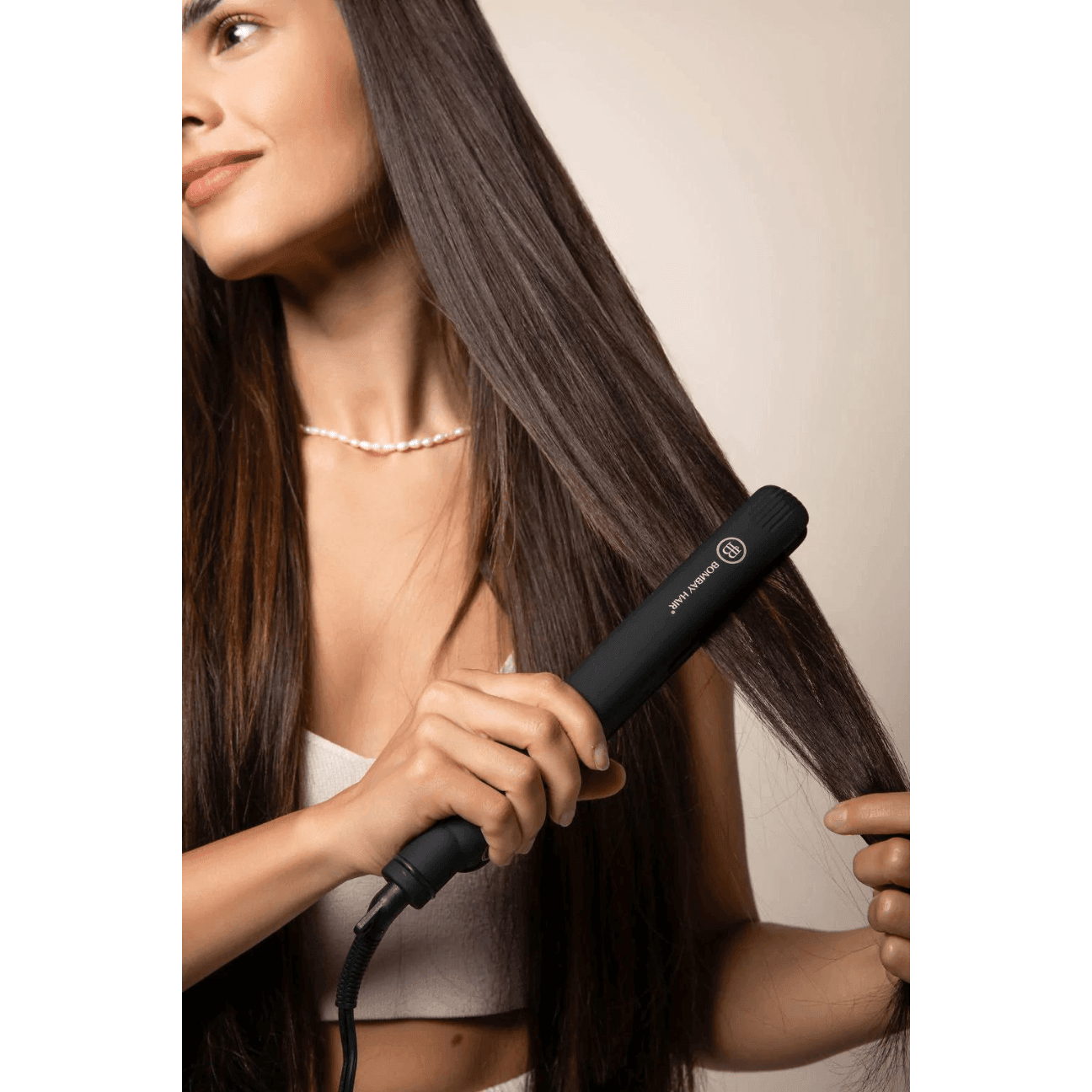 BOMBAY HAIR Rose Gold Flat Iron (1")
