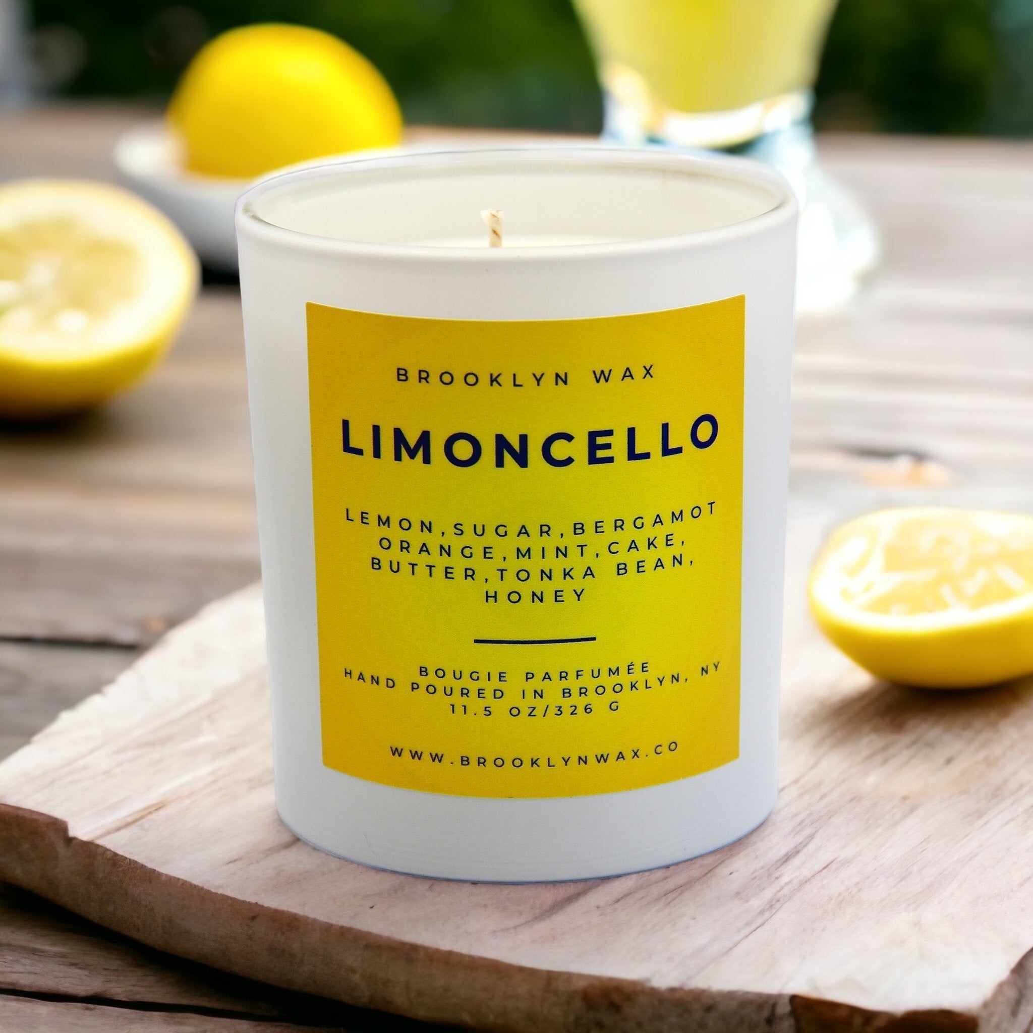 Brooklyn Wax Limoncello Scented Candle 11.5oz