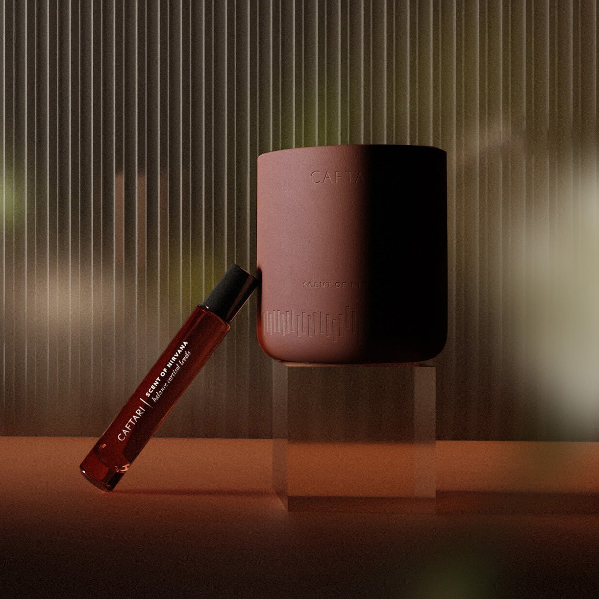 Caftari Scent of Nirvana Rollerball + Candle Bundle