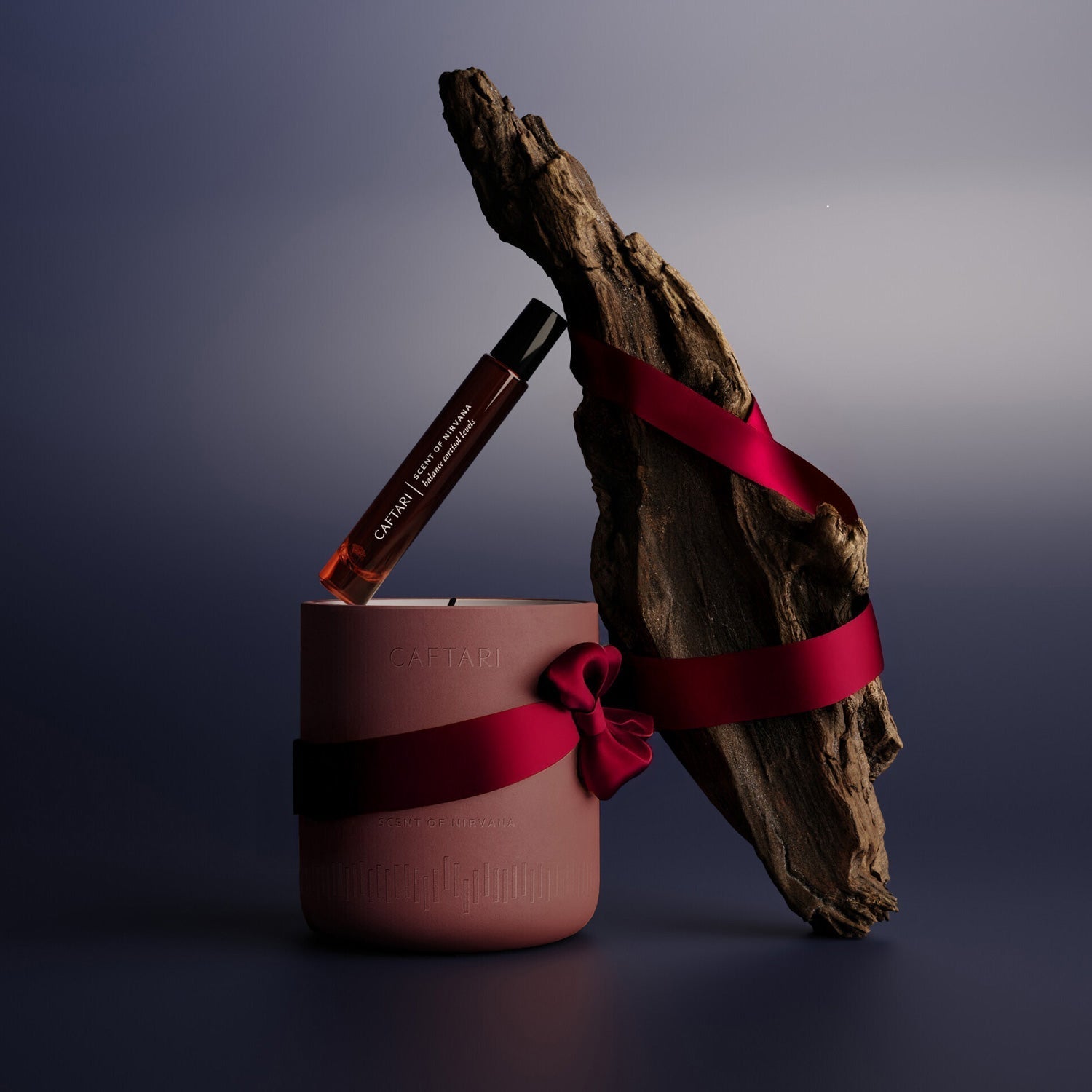 Caftari Scent of Nirvana Rollerball + Candle Bundle