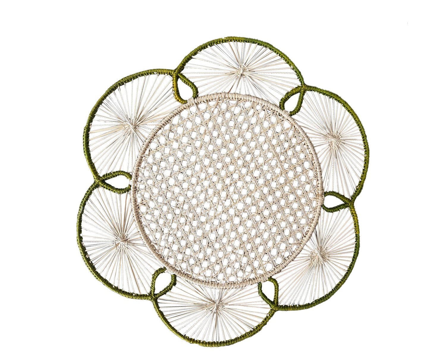 Casa Stilo Flora Iraca Charger (Verde)