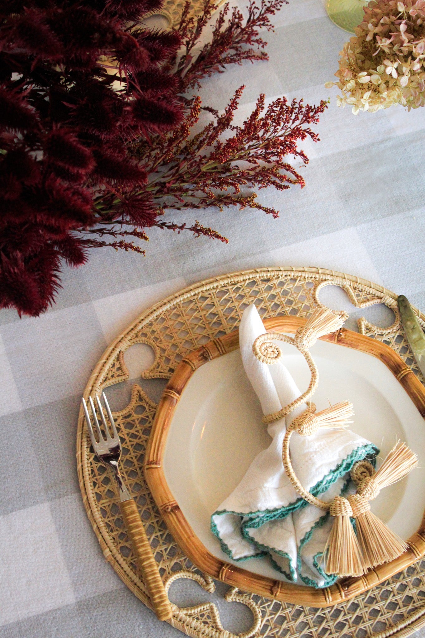 Casa Stilo La Leccia Tassel Napkin Ring