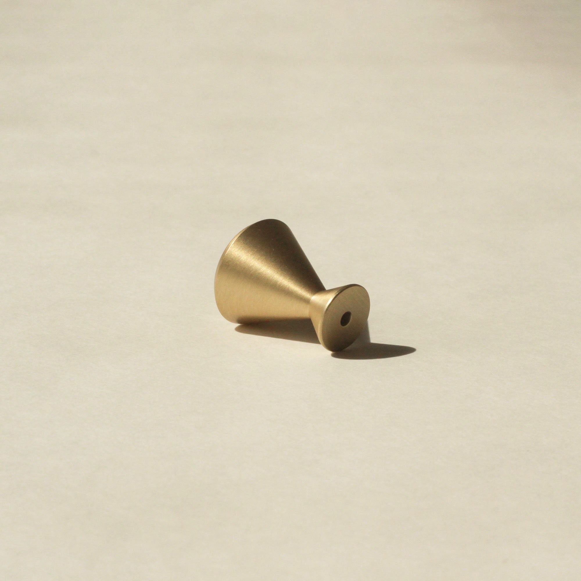 CEDAR AND MYRRH Hourglass Brass Incense Holder