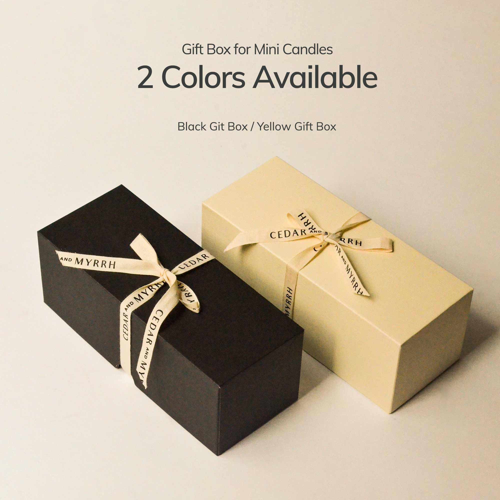 CEDAR AND MYRRH Mini Wellness Candle Gift Set