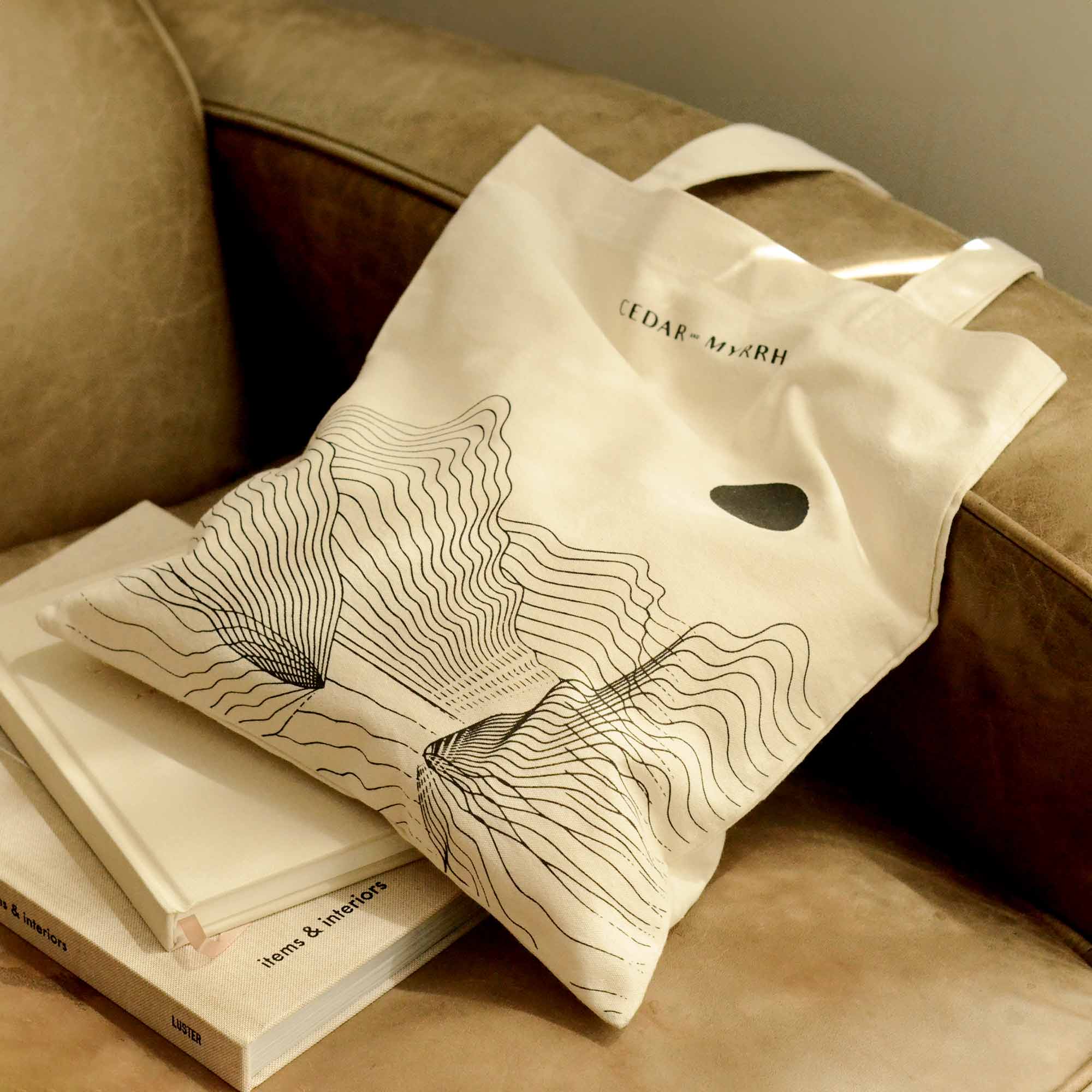 CEDAR AND MYRRH REFLECT Canvas Tote Bag