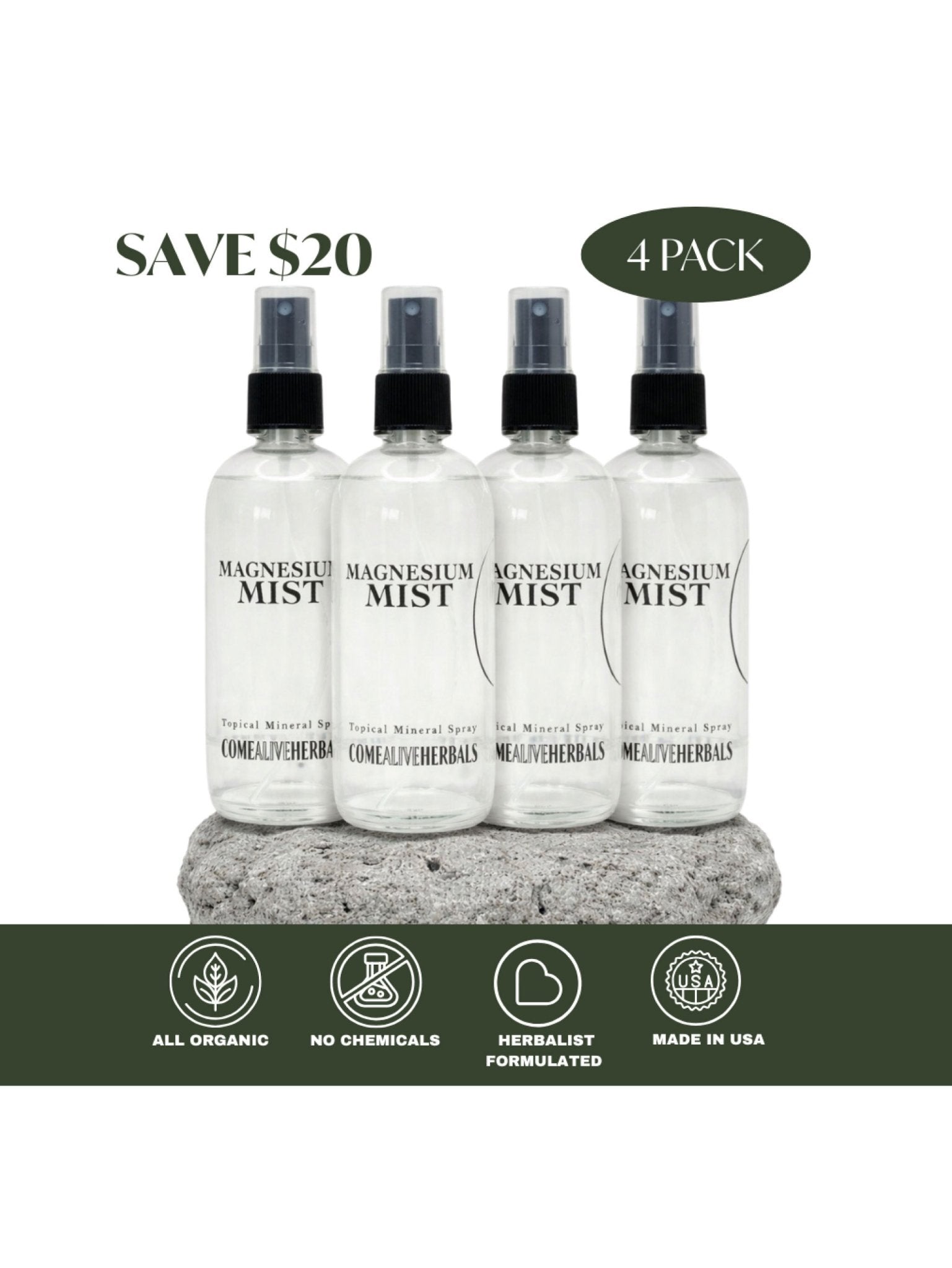 Come Alive Herbals Magnesium Mist