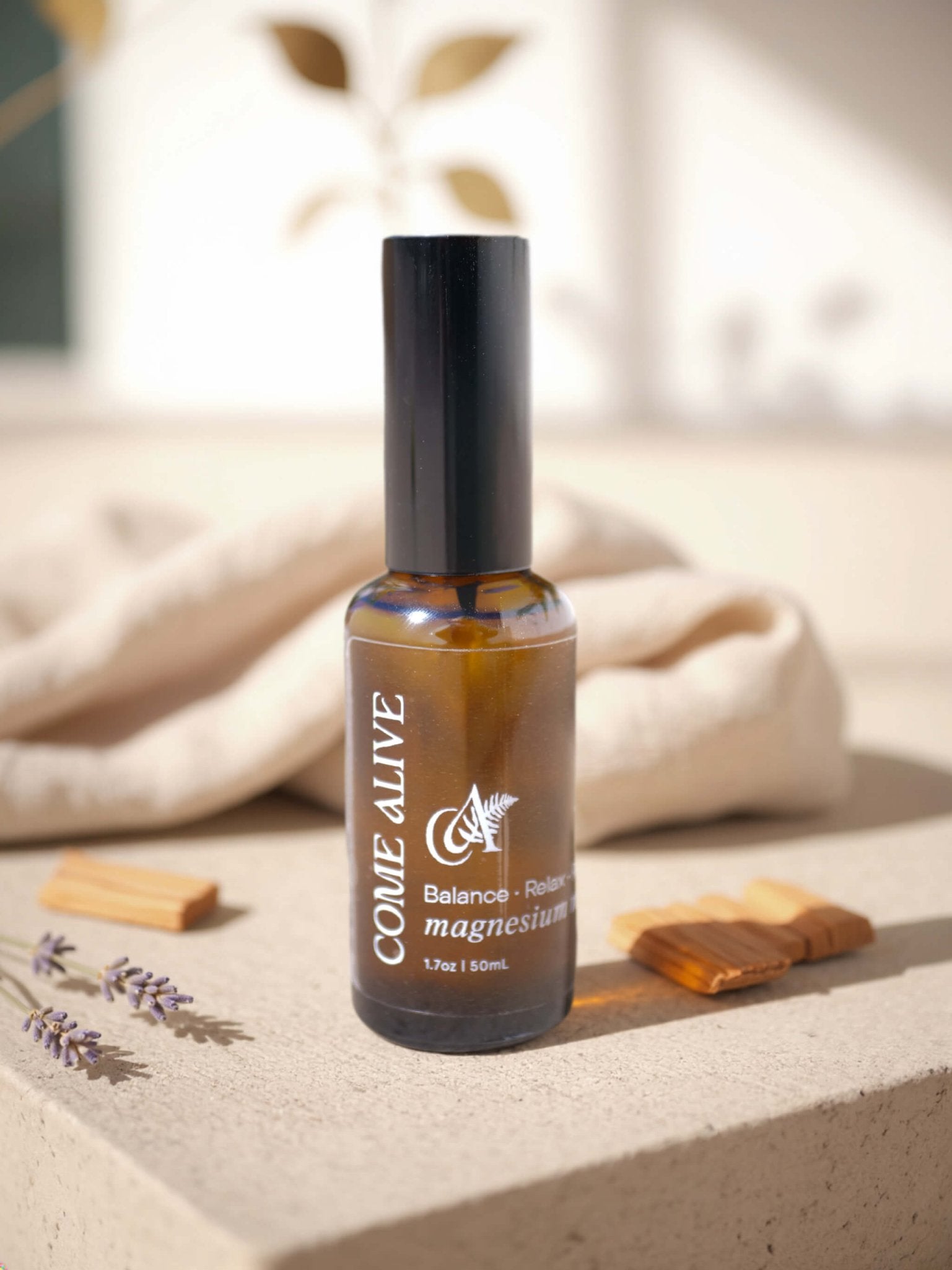 Come Alive Herbals Magnesium Mist Ritual Dose — 30 Day Magnesium Spray for Sleep, Stress & Recovery