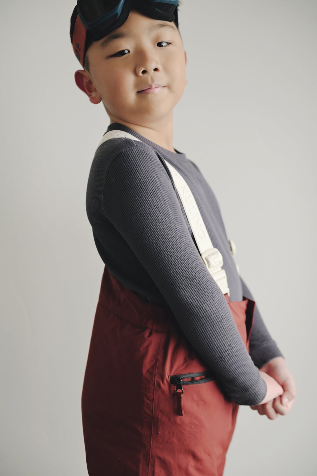 Cozy Earth Children's Bamboo Waffle Knit Base Layer Long Sleeve