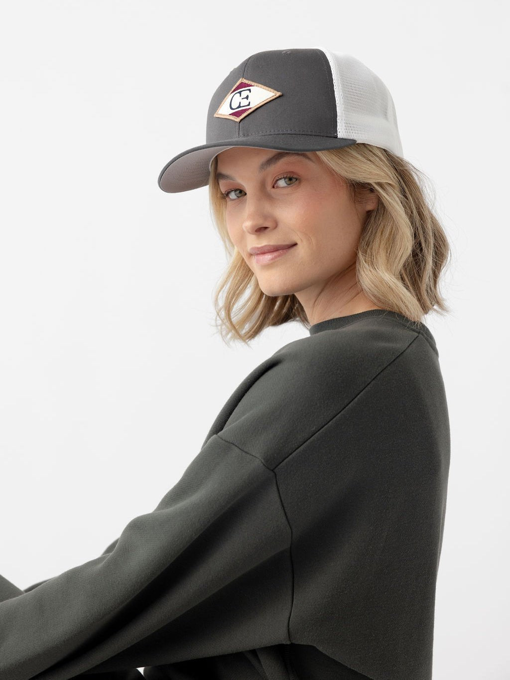 Cozy Earth Diamond Mesh Trucker Hat