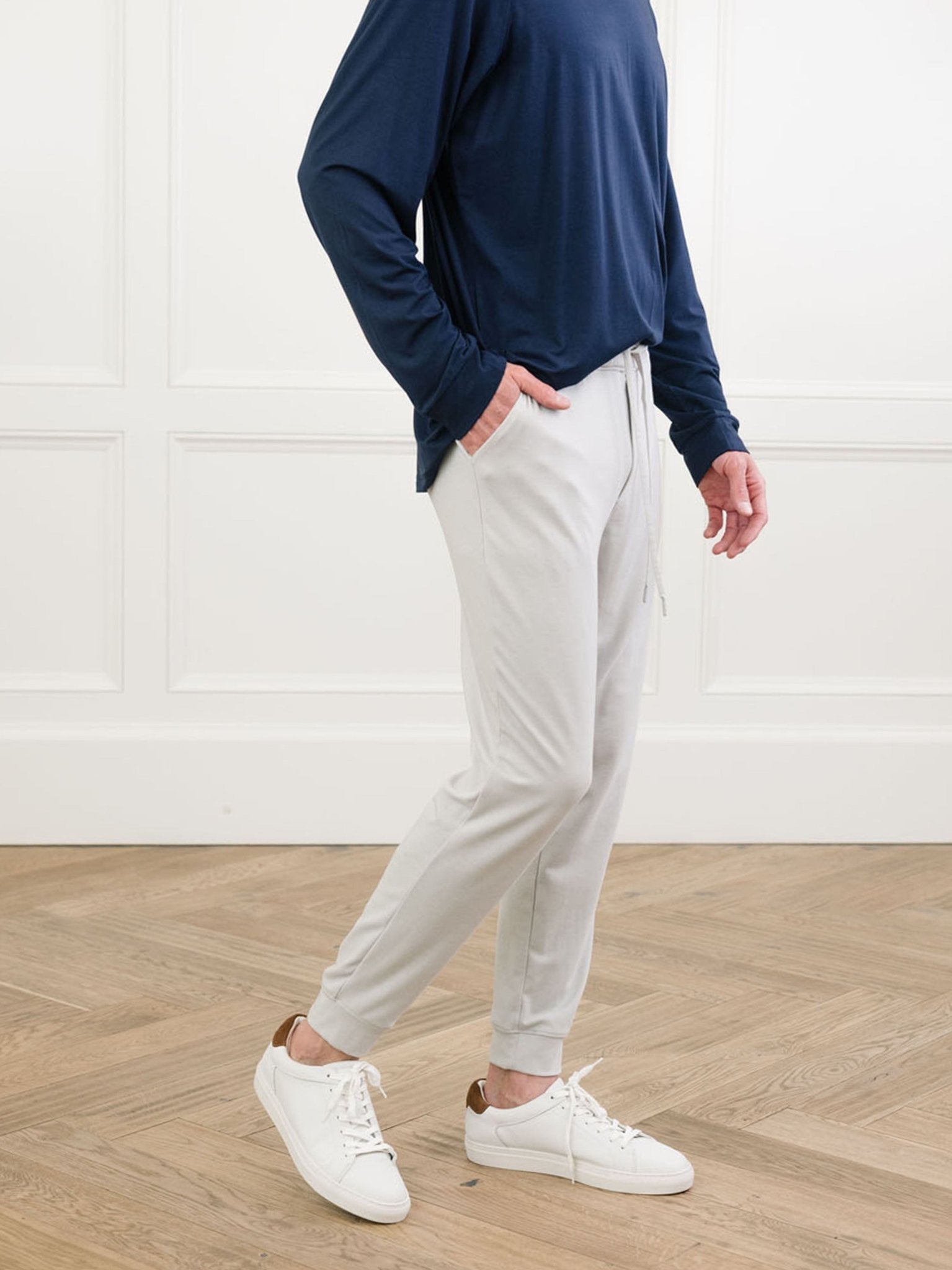 Cozy Earth Men's Brushed Bamboo Jogger Set