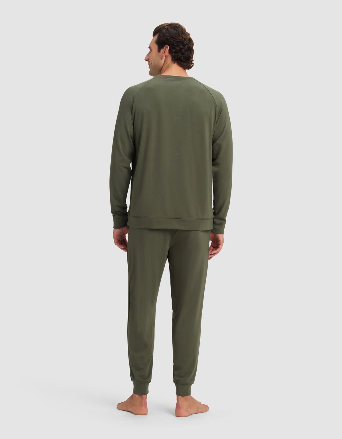 Cozy Earth Men's Brushed Bamboo Jogger Set