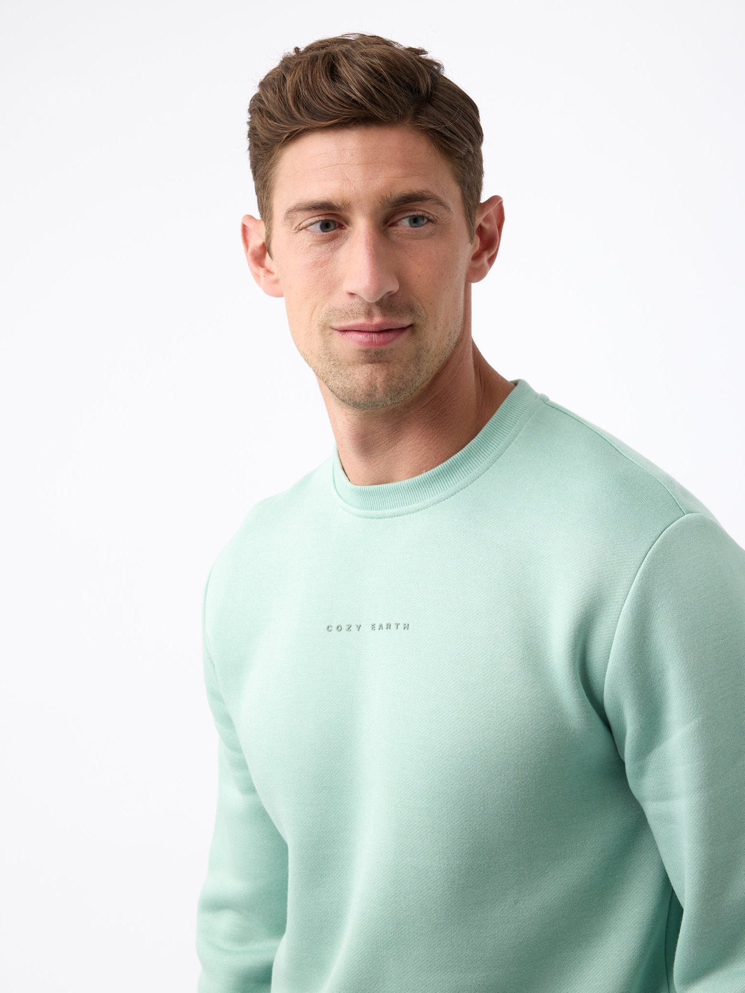 Cozy Earth Men's CityScape Crewneck