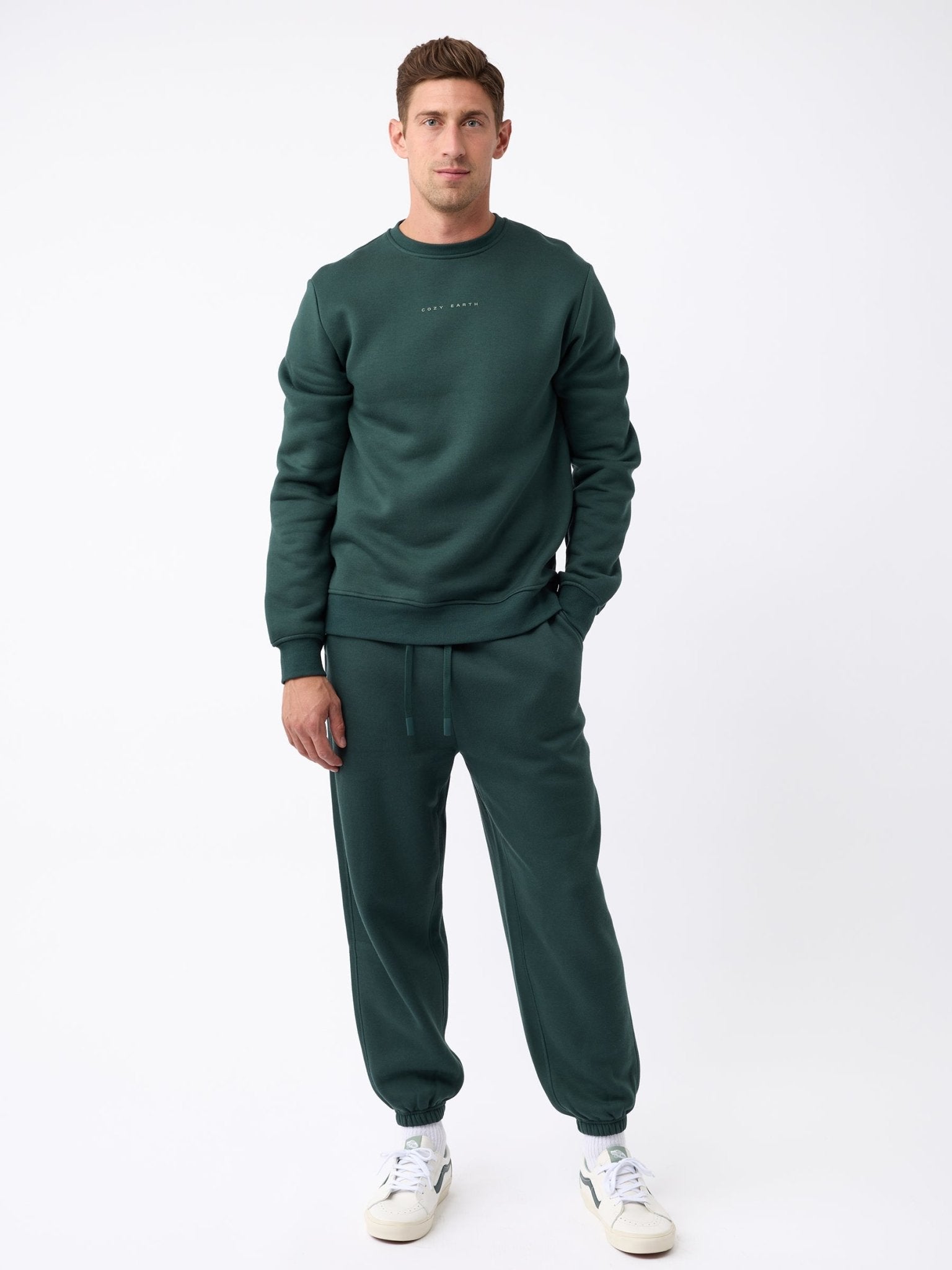 Cozy Earth Men's CityScape Crewneck