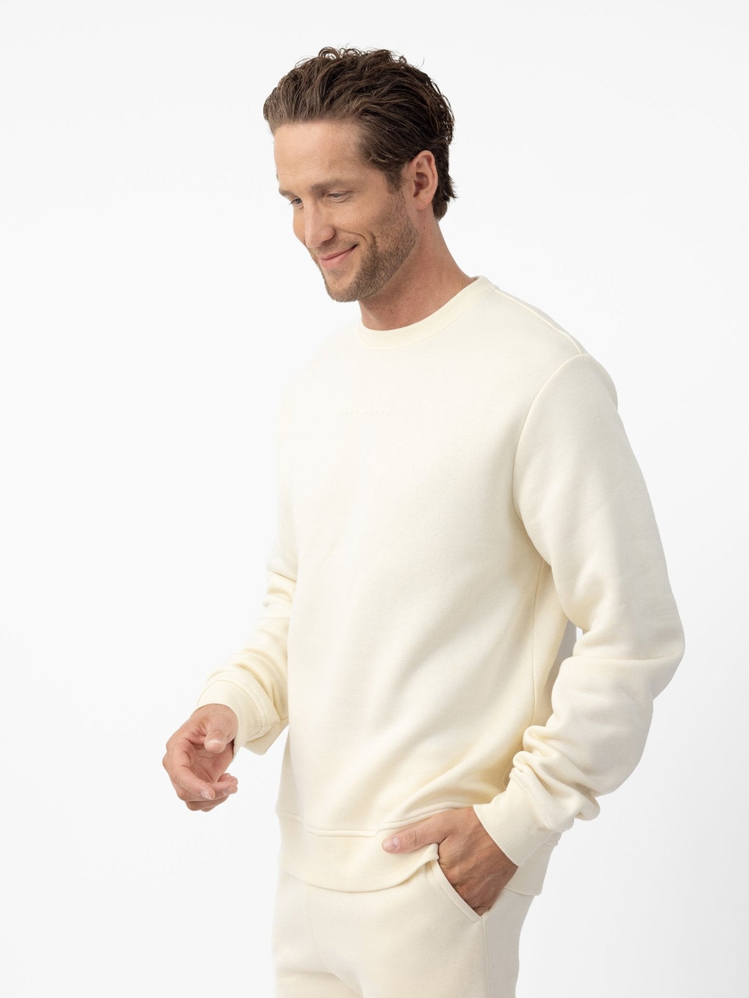 Cozy Earth Men's CityScape Crewneck
