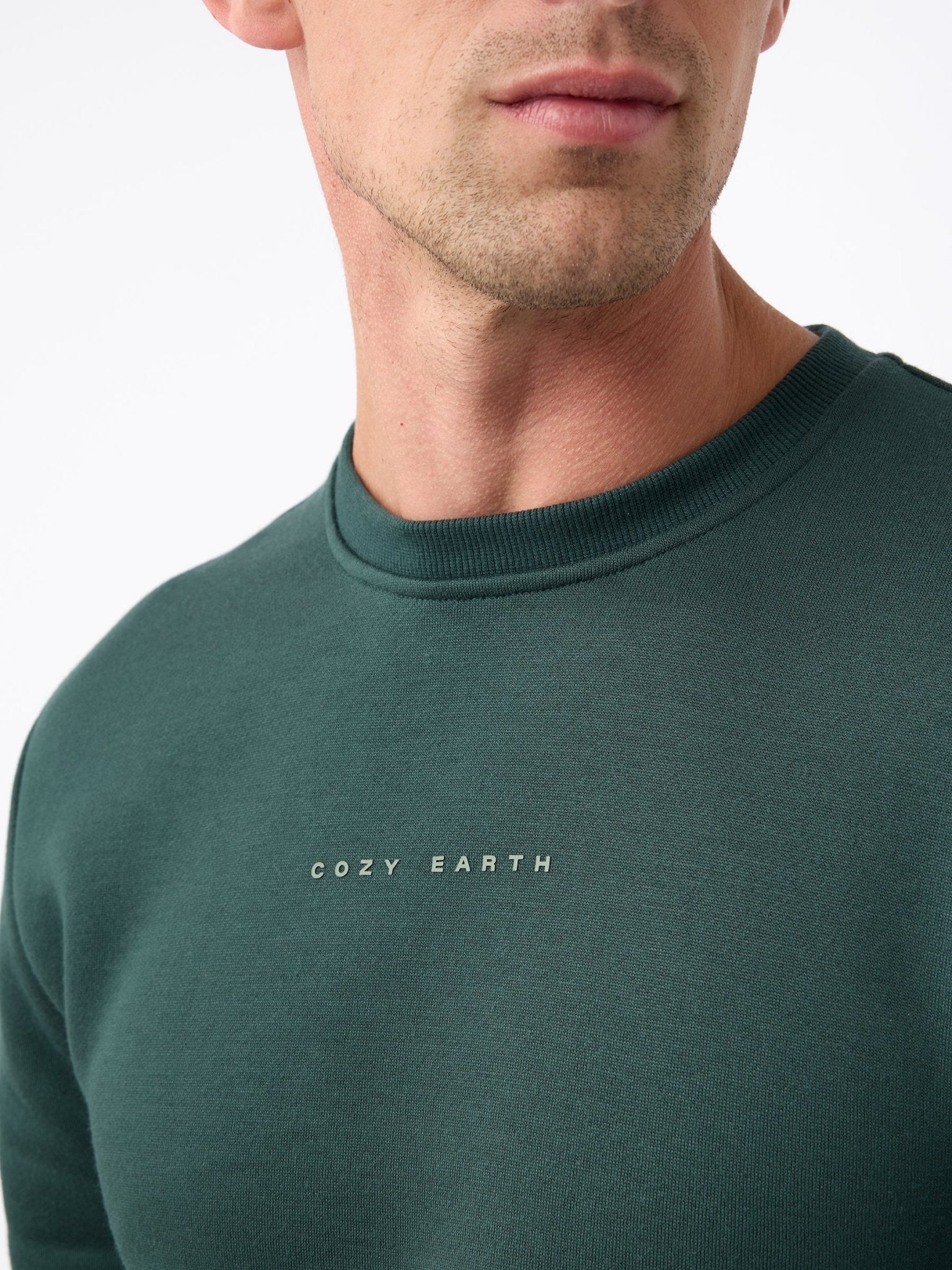 Cozy Earth Men's CityScape Crewneck