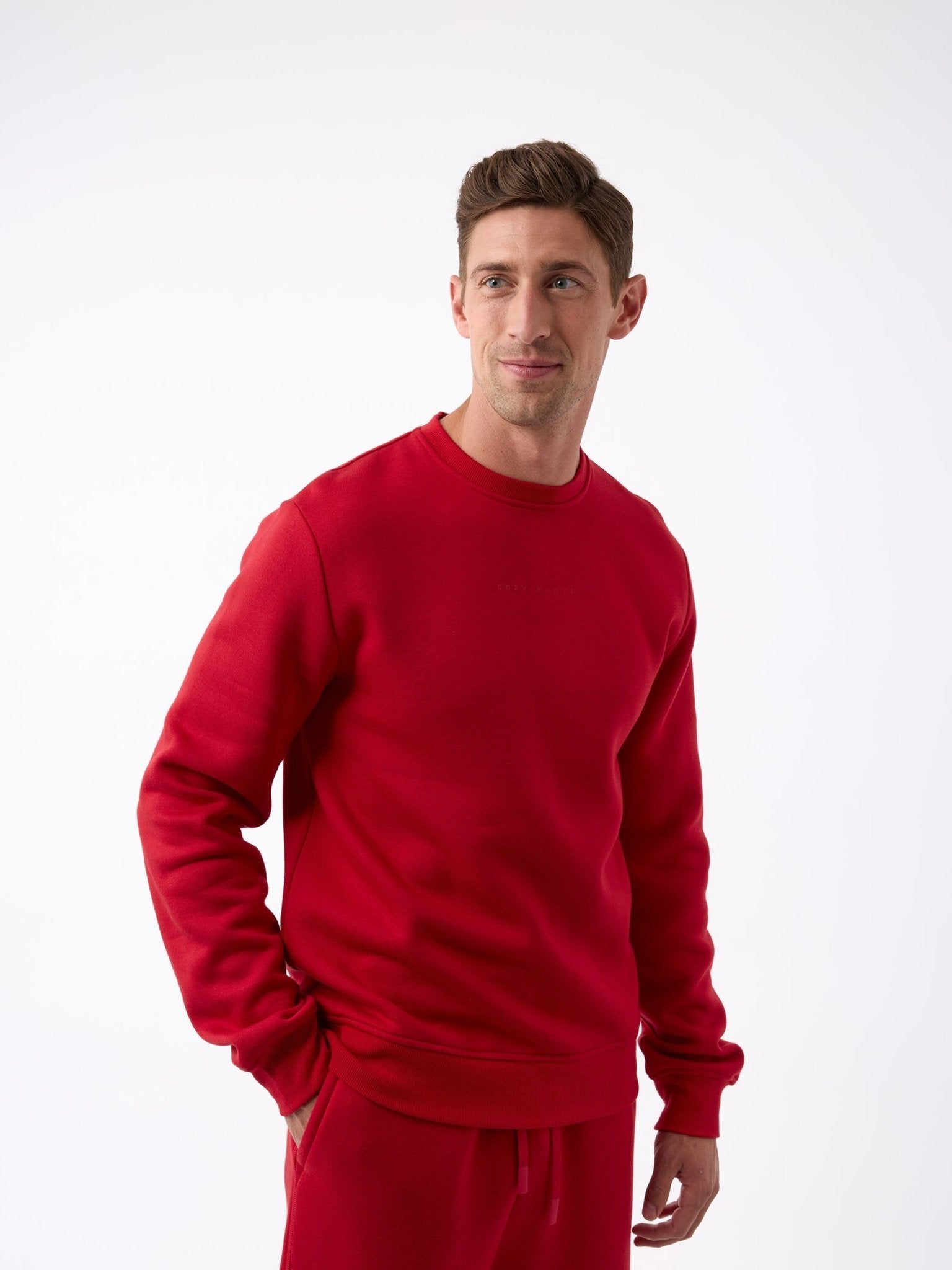 Cozy Earth Men's CityScape Crewneck