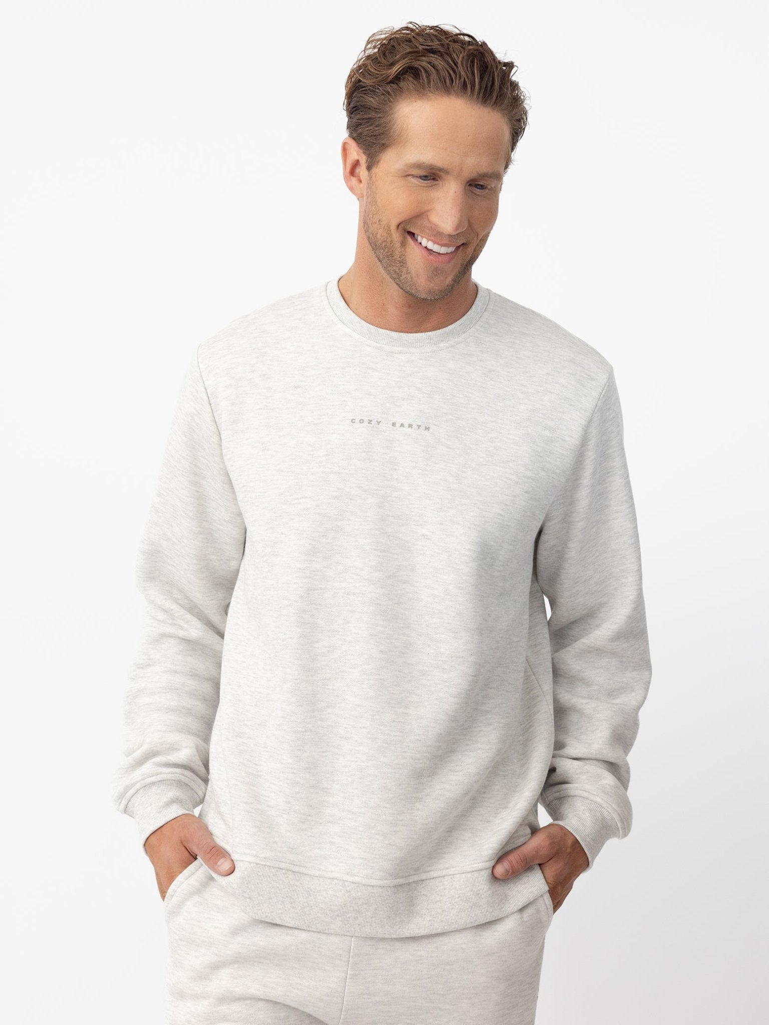 Cozy Earth Men's CityScape Crewneck - Last Chance