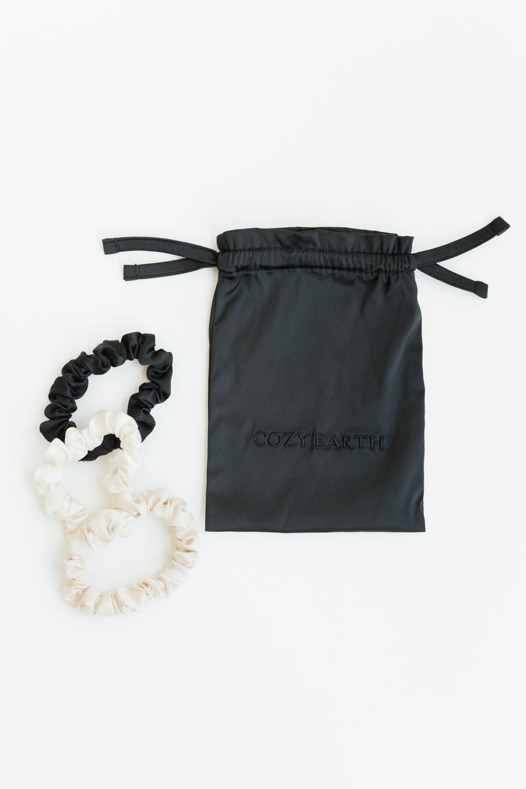 Cozy Earth Silk Skinny Scrunchies