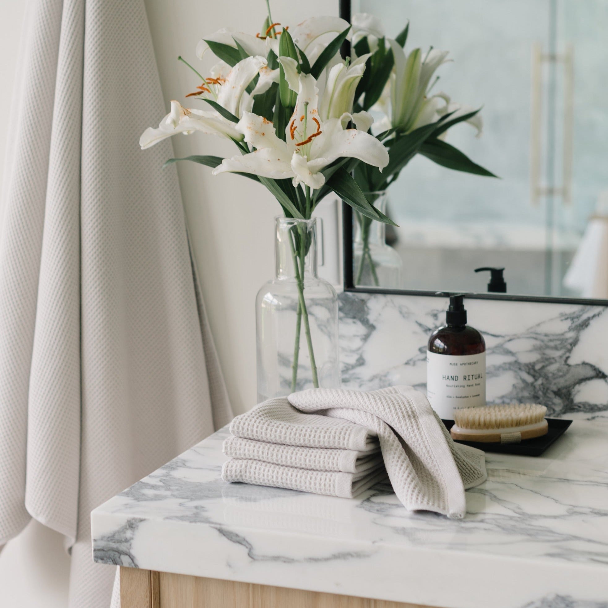 Cozy Earth Waffle Bath Towels