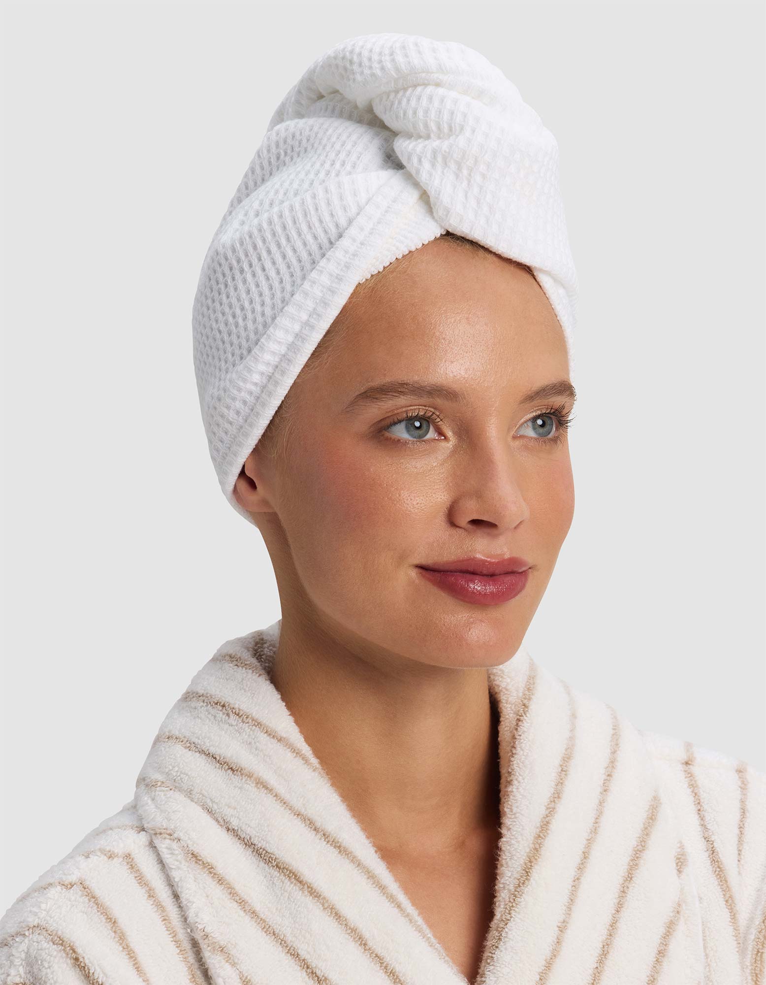Cozy Earth Waffle Hair Towel