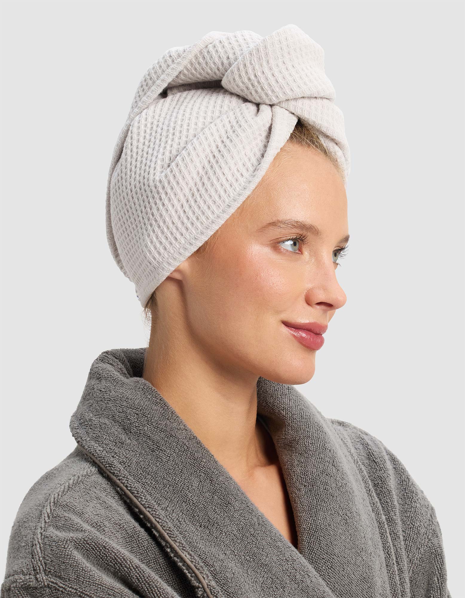 Cozy Earth Waffle Hair Towel