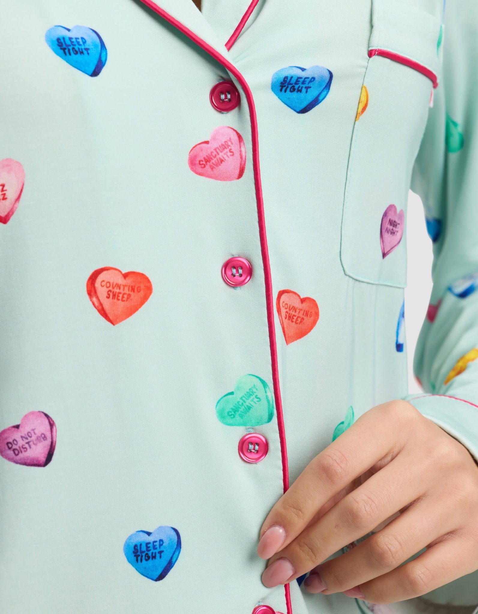 Cozy Earth Women's Bamboo Stretch - Knit Long Sleeve Pajama Set