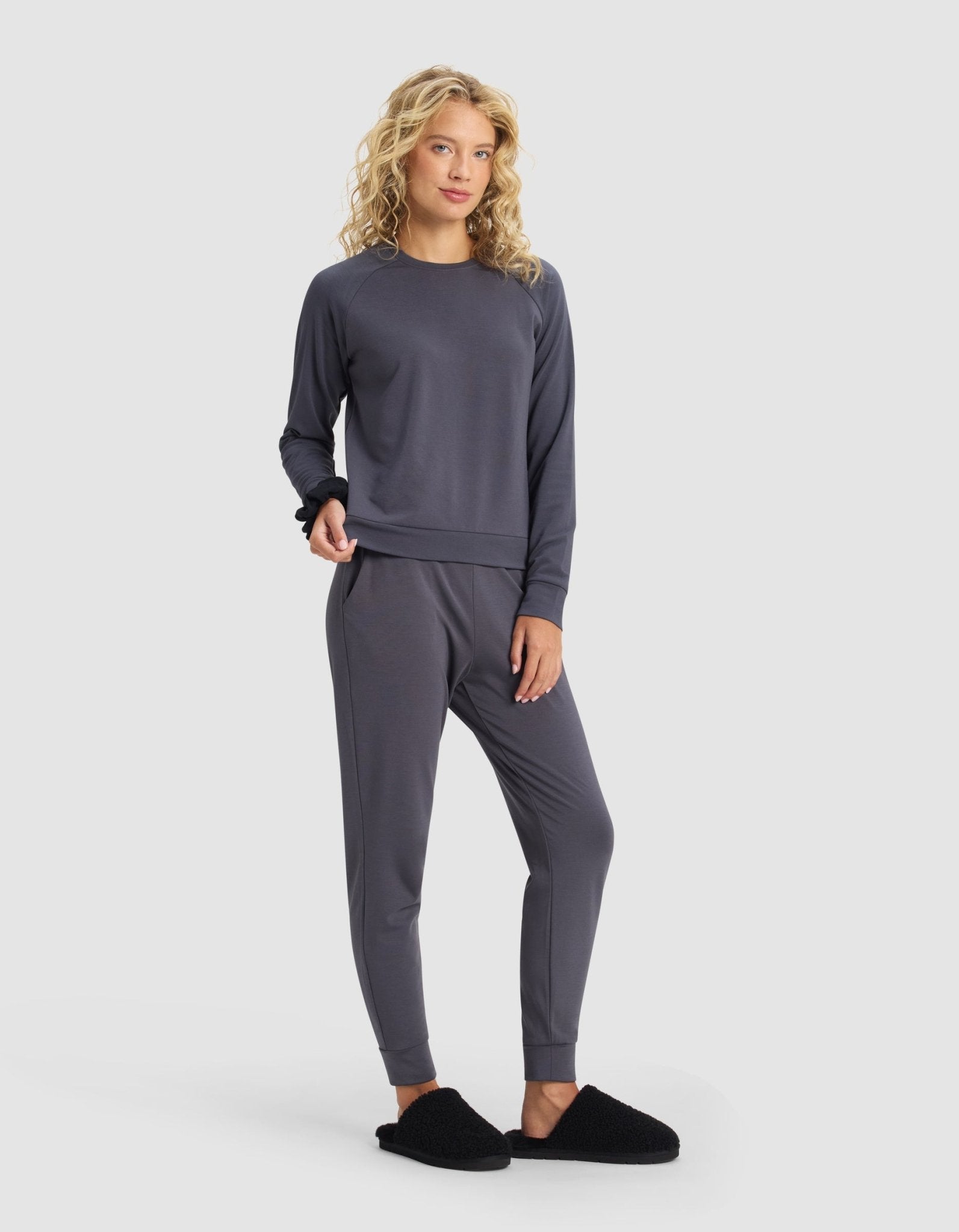 Cozy Earth Women's Brushed Bamboo Jogger Set