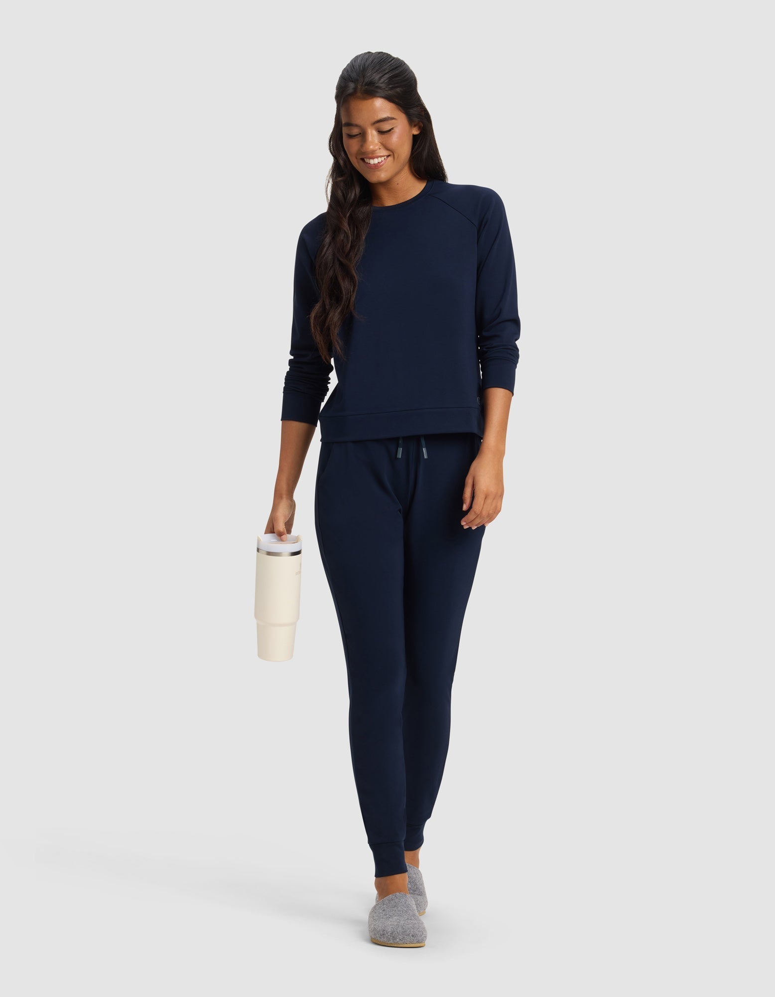 Cozy Earth Women's Brushed Bamboo Jogger Set